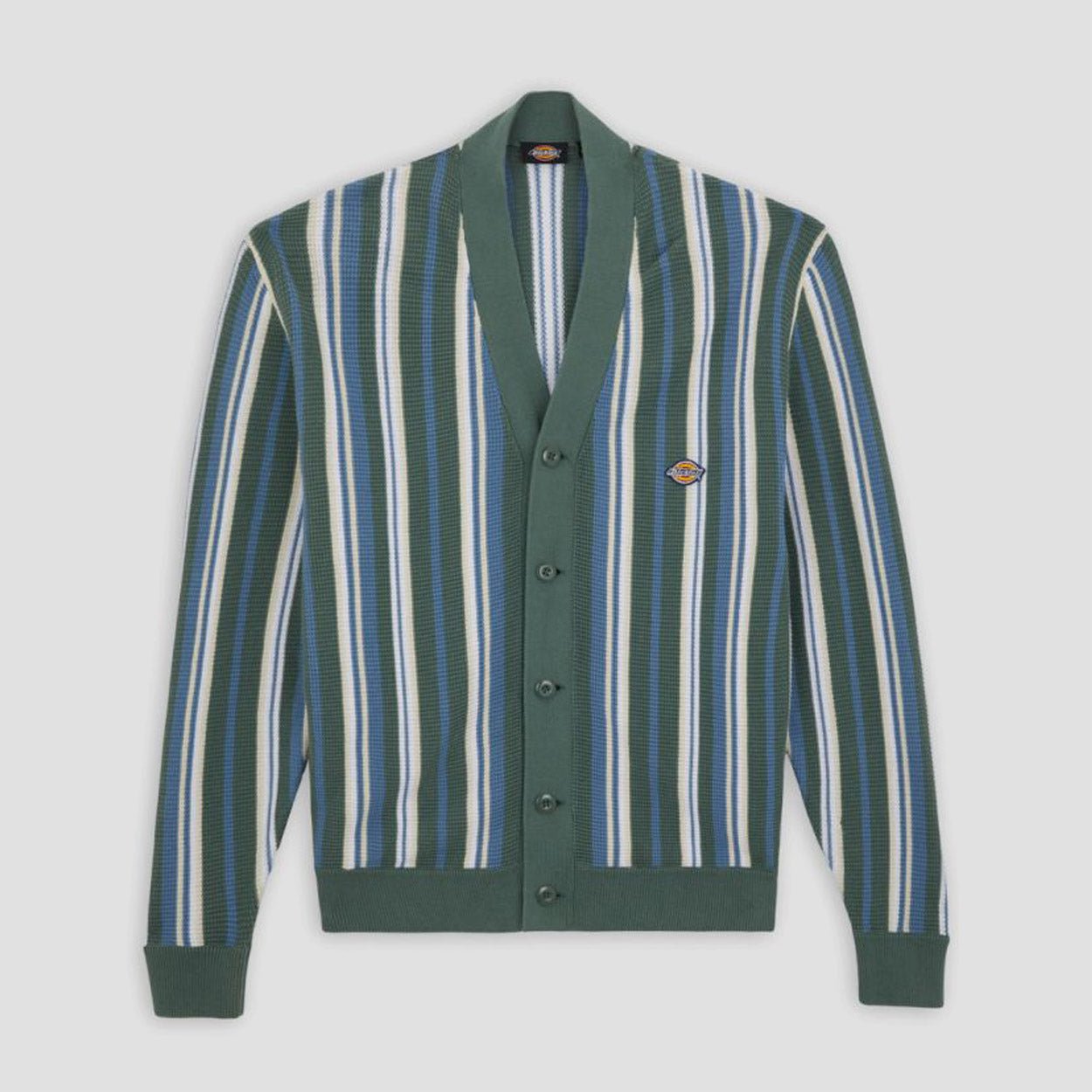 Dickies Glade Spring Cardigan Coronet Stripe Green