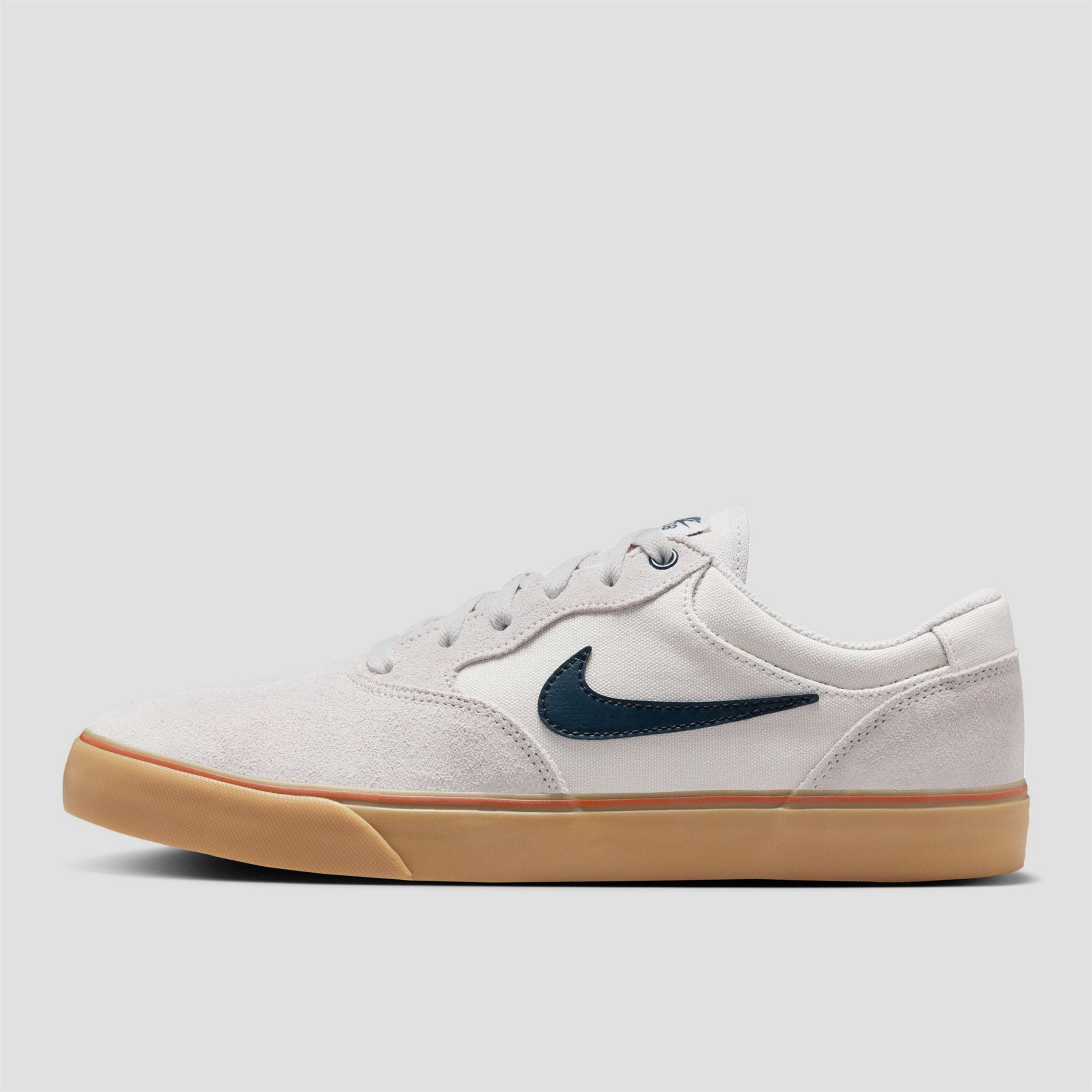 Nike SB Chron 2 Skate Shoes Vast Grey / Armory Navy / Dark Russet