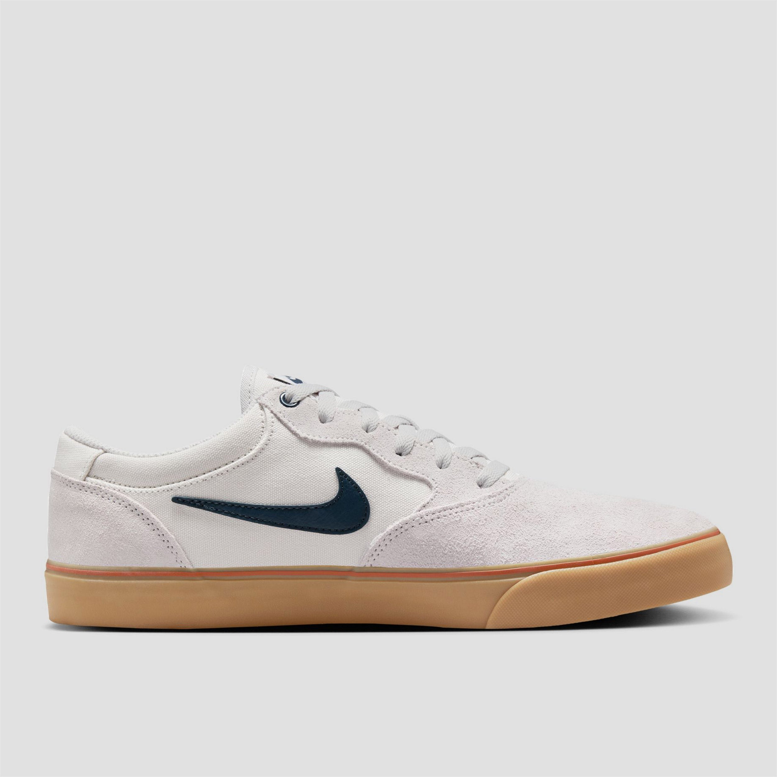 Nike SB Chron 2 Skate Shoes Vast Grey / Armory Navy / Dark Russet