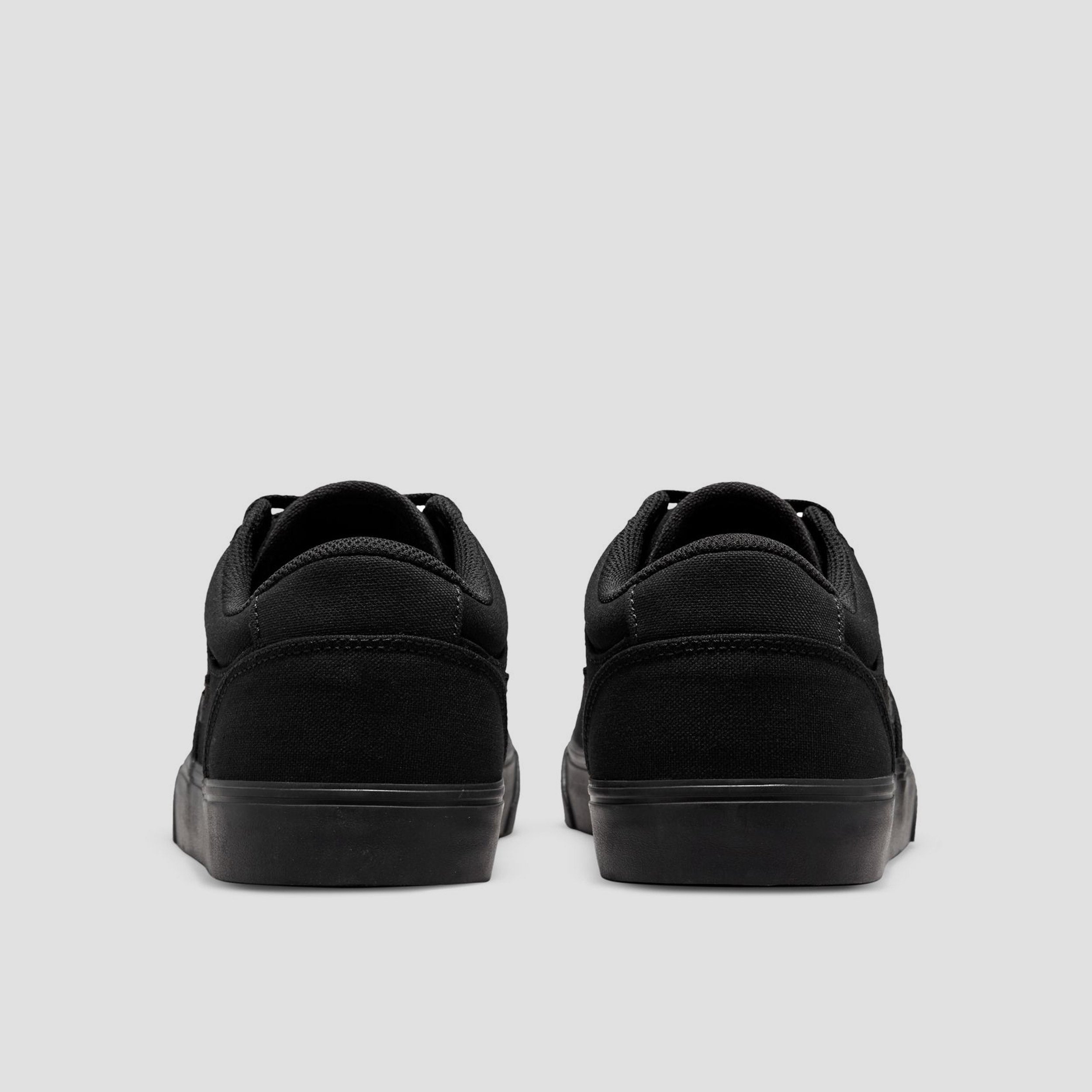 Nike SB Chron 2 Canvas Skate Shoes Black / Black - Black