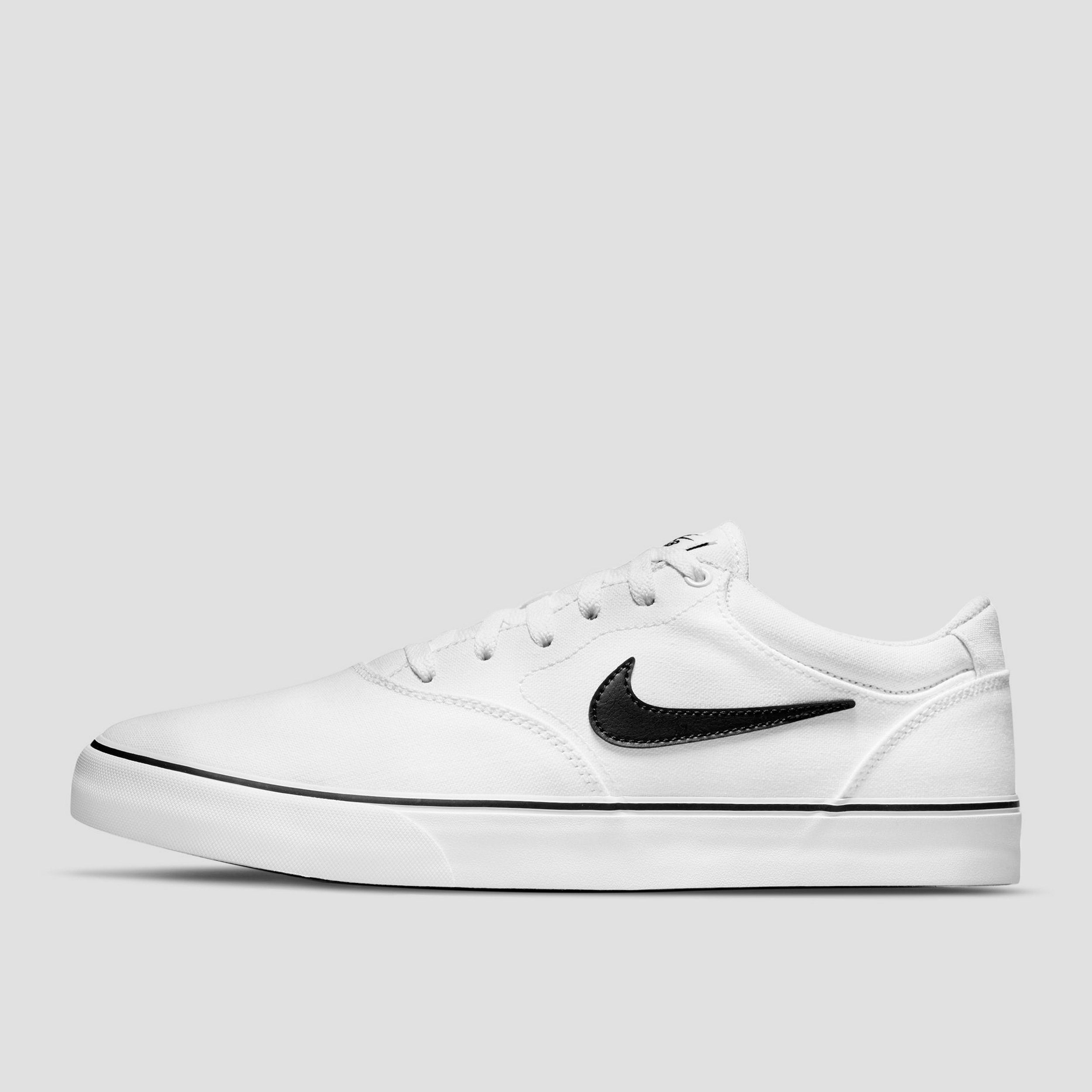 Nike SB Chron 2 Canvas Shoes White / Black / White