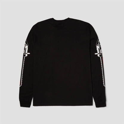 HUF x Texas Chainsaw Massacre Dual Chain Long Sleeve T-Shirt Black