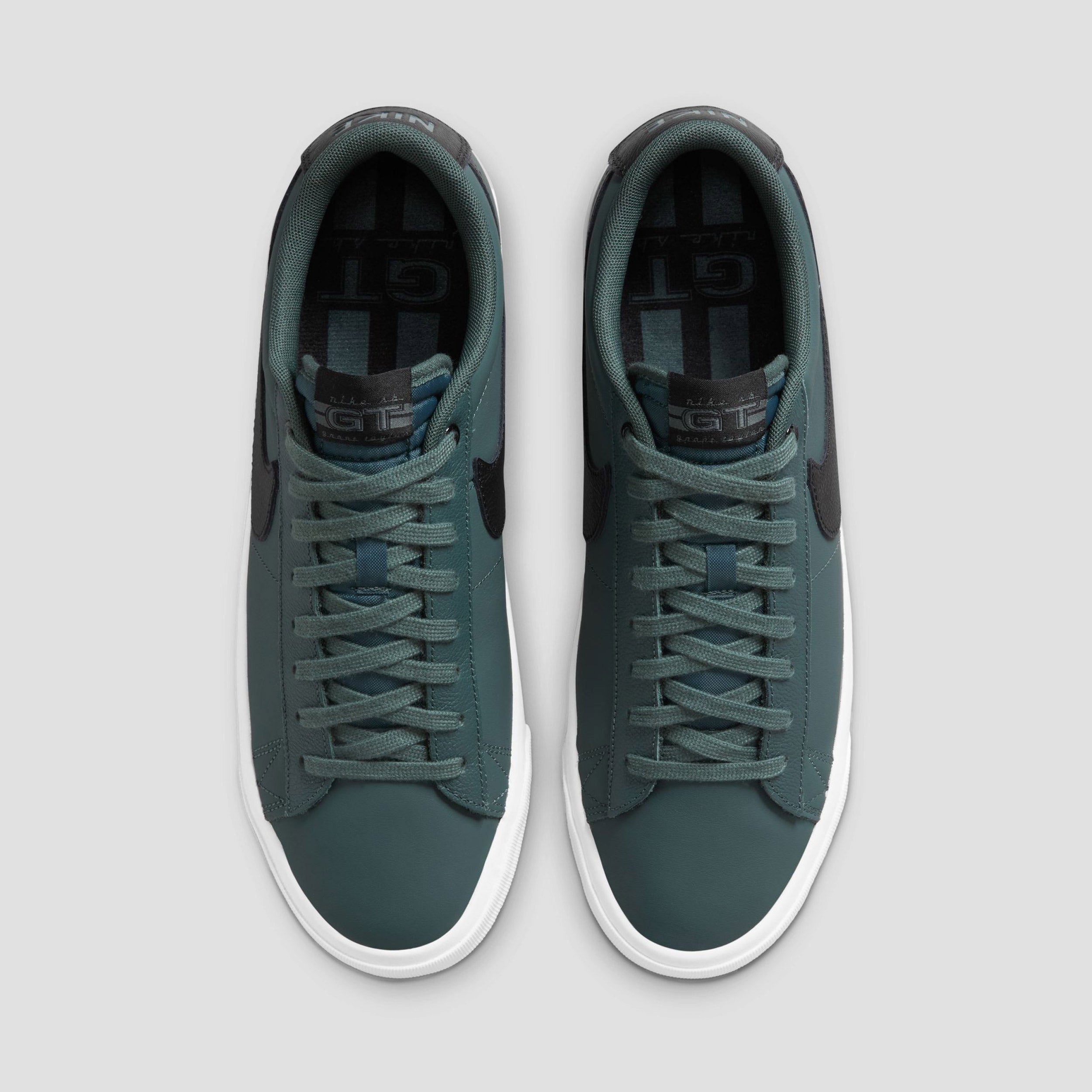 Nike SB Blazer Low Pro GT Skate Shoes Vintage Green / Black - Vintage Green