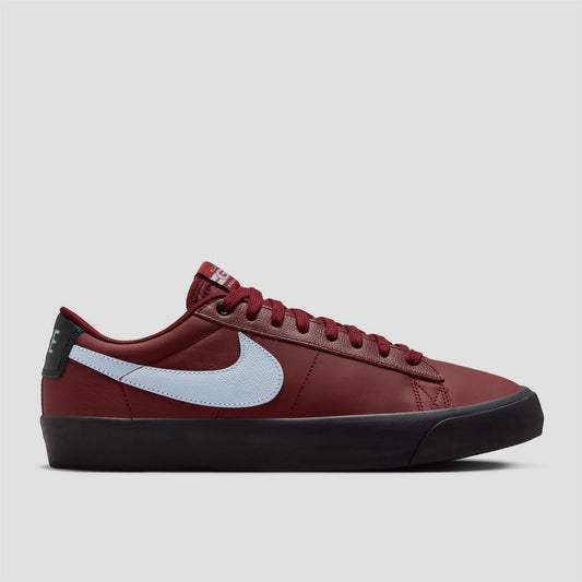 Nike SB Blazer Low Pro GT Skate Shoes Dark Team Red / LT Armory Blue