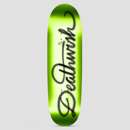 Deathwish 9.125 East 76th Egg Shape Skateboard Deck Green