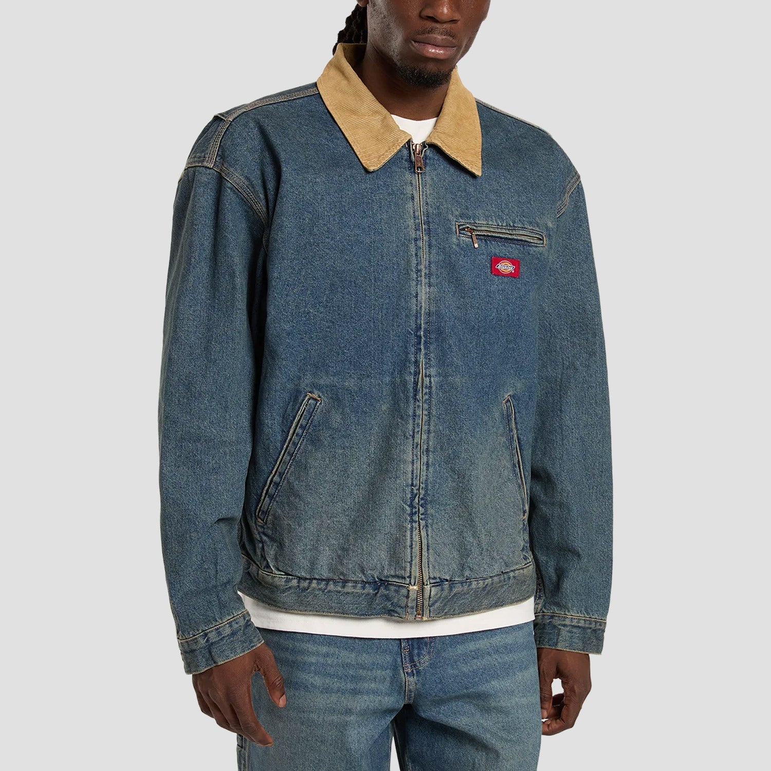 Dickies Denim Painter Jacket Khaki Tinted Blue