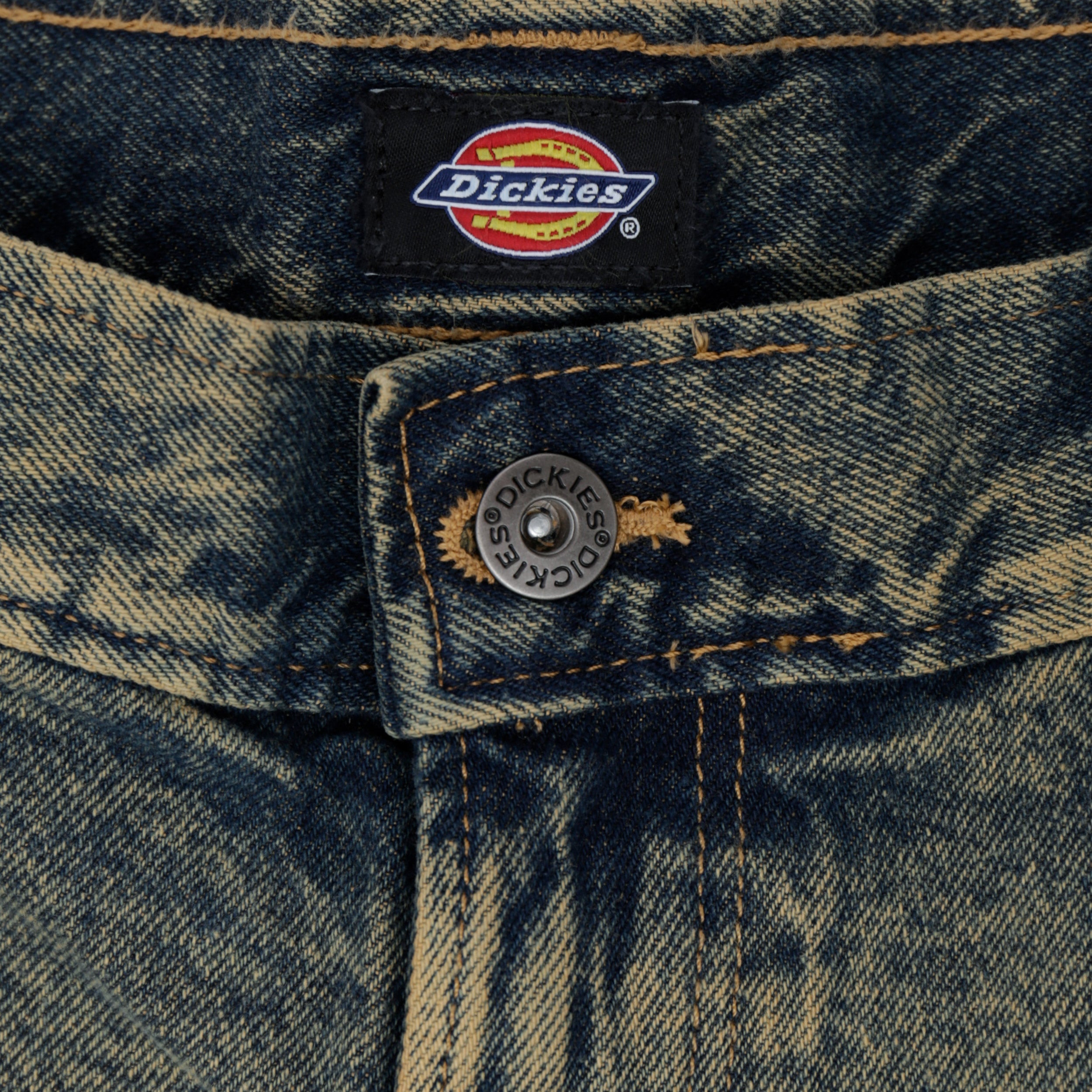 Dickies Madison Denim Short Yellow Fade