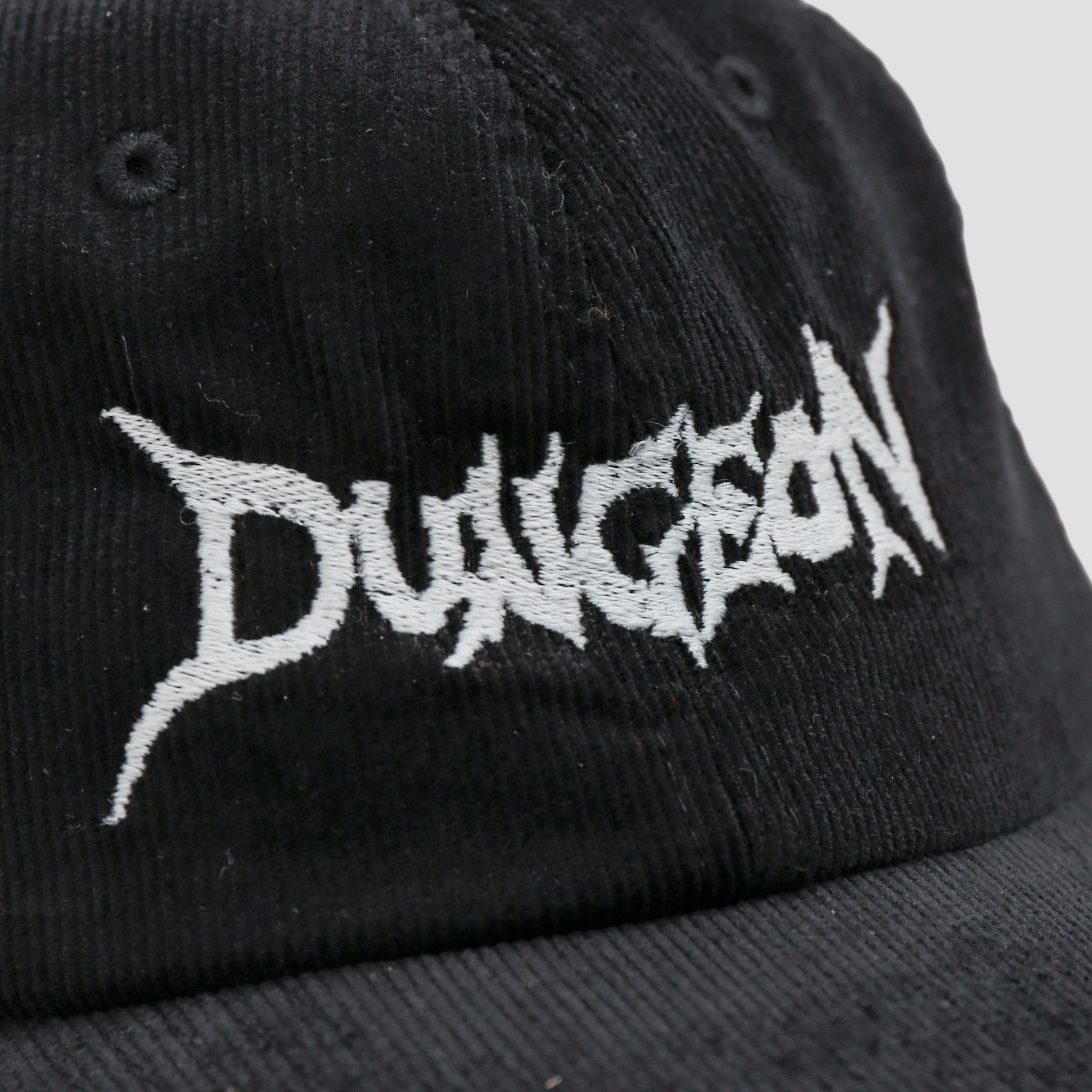 Dungeon Cord Cap Embroidered Black / Glow