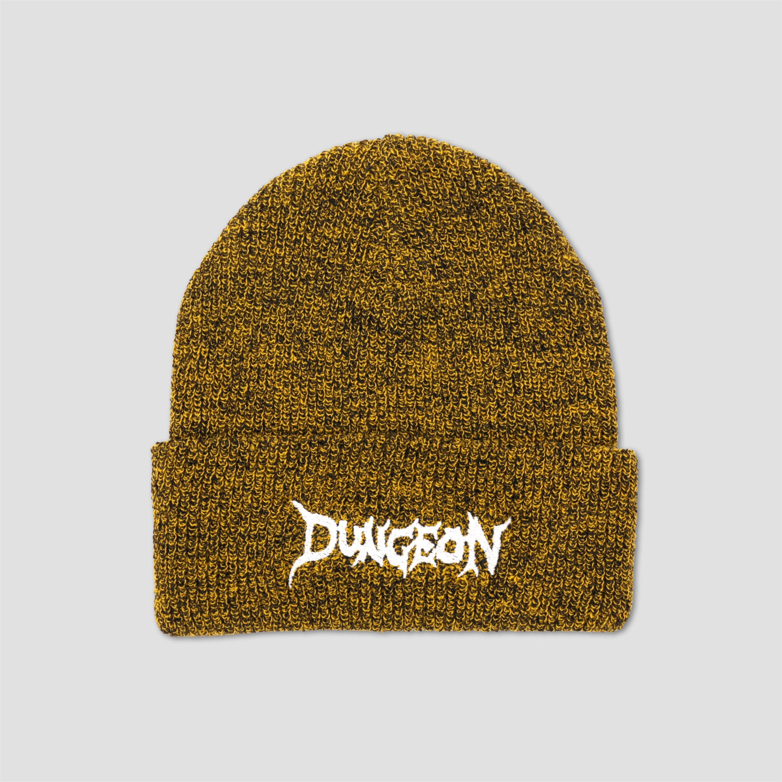 Dungeon Logo Beanie Mustard / Glow