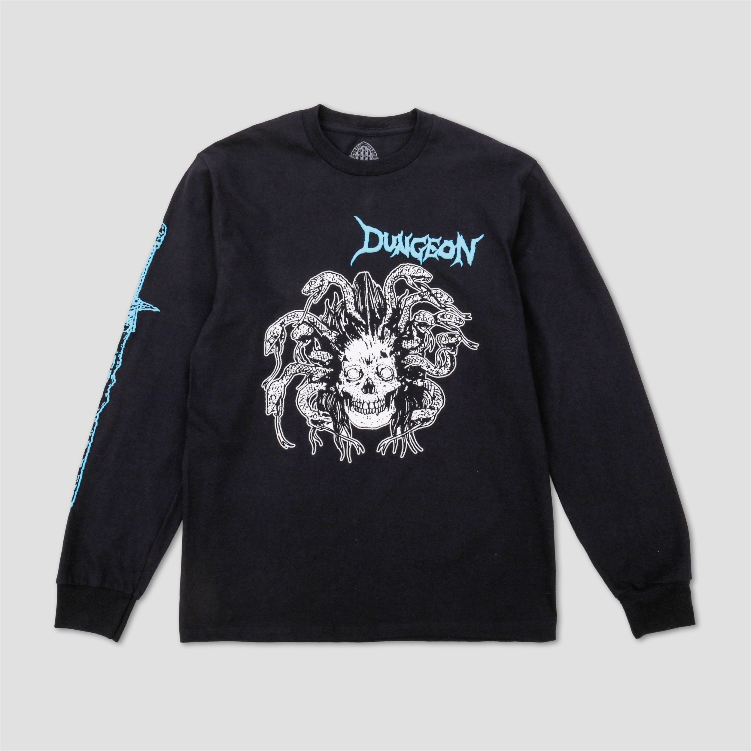 Dungeon Medusa Longsleeve T-Shirt Black