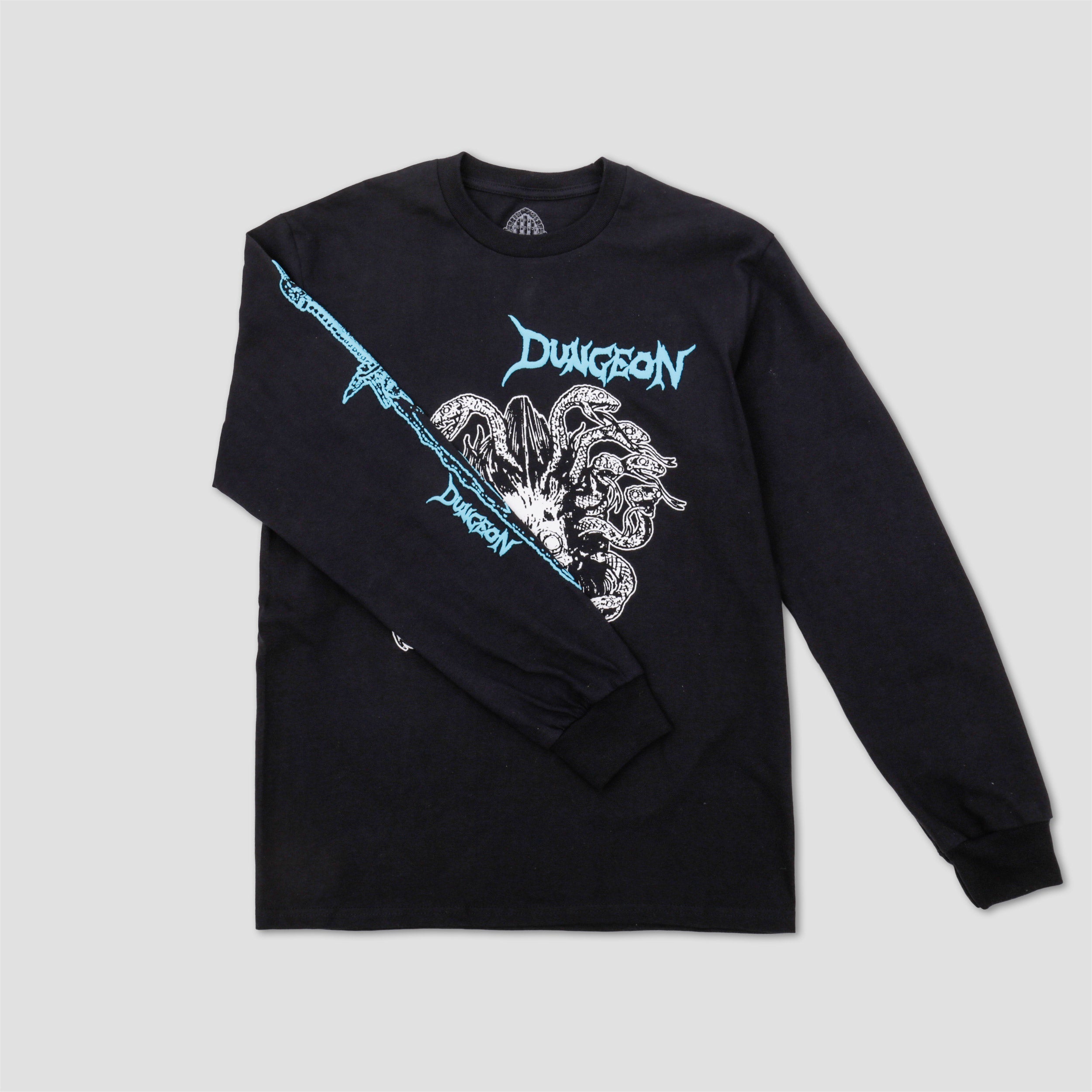 Dungeon Medusa Longsleeve T-Shirt Black
