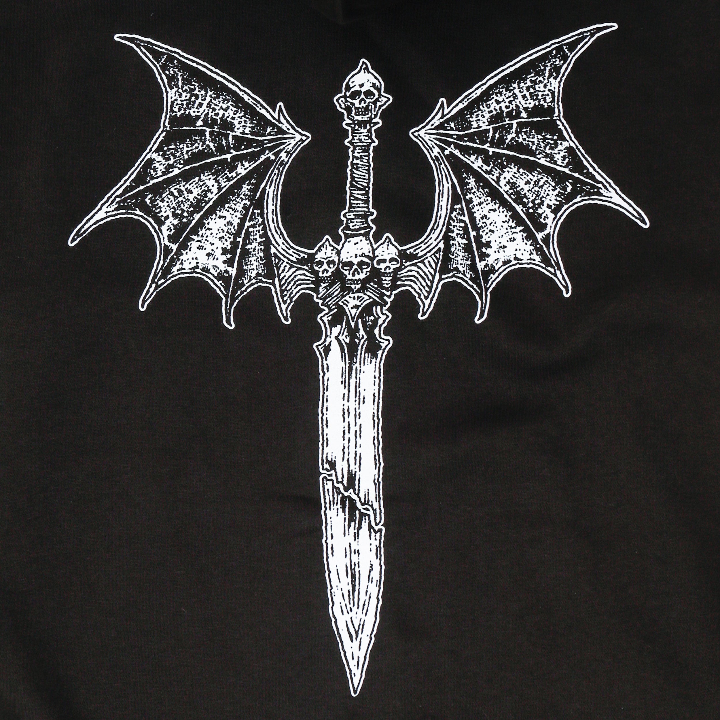 Dungeon Night Wing Zip Hood Black