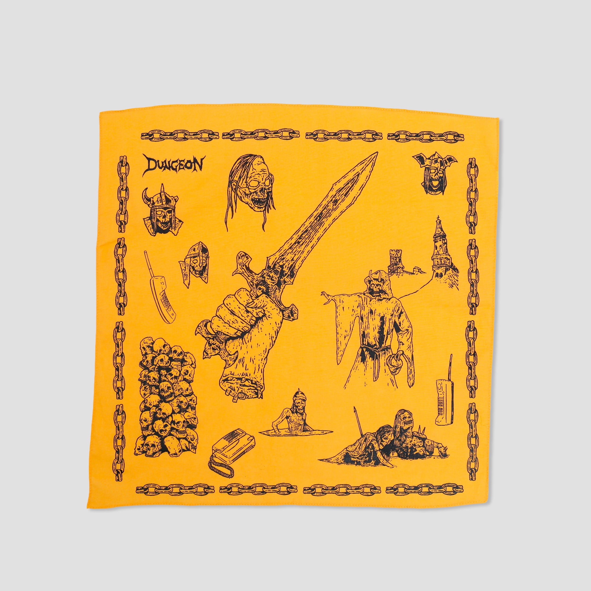 Dungeon Power Of Sword Bandana Yellow