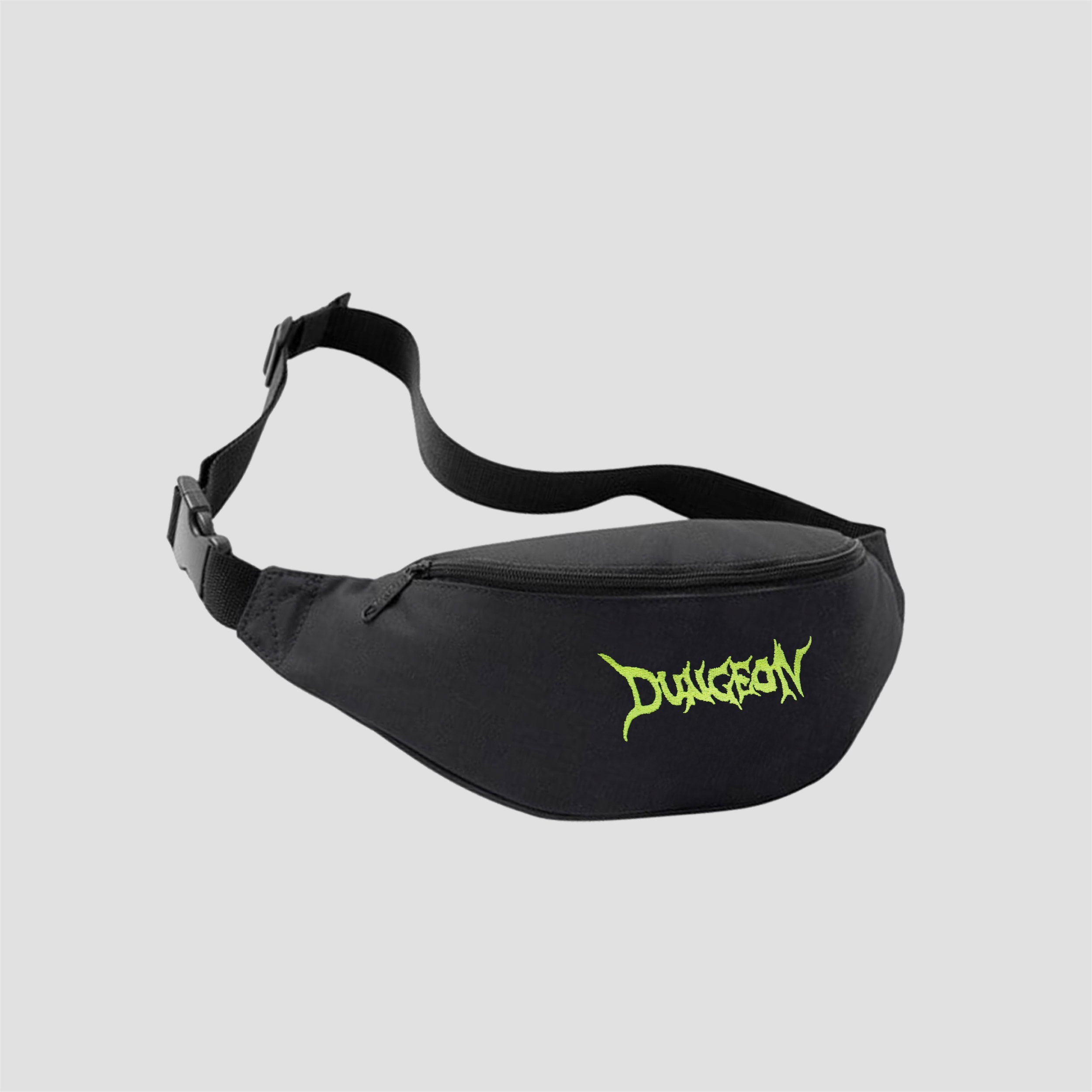 Dungeon Scrawl Logo Belt Bag Black / Green
