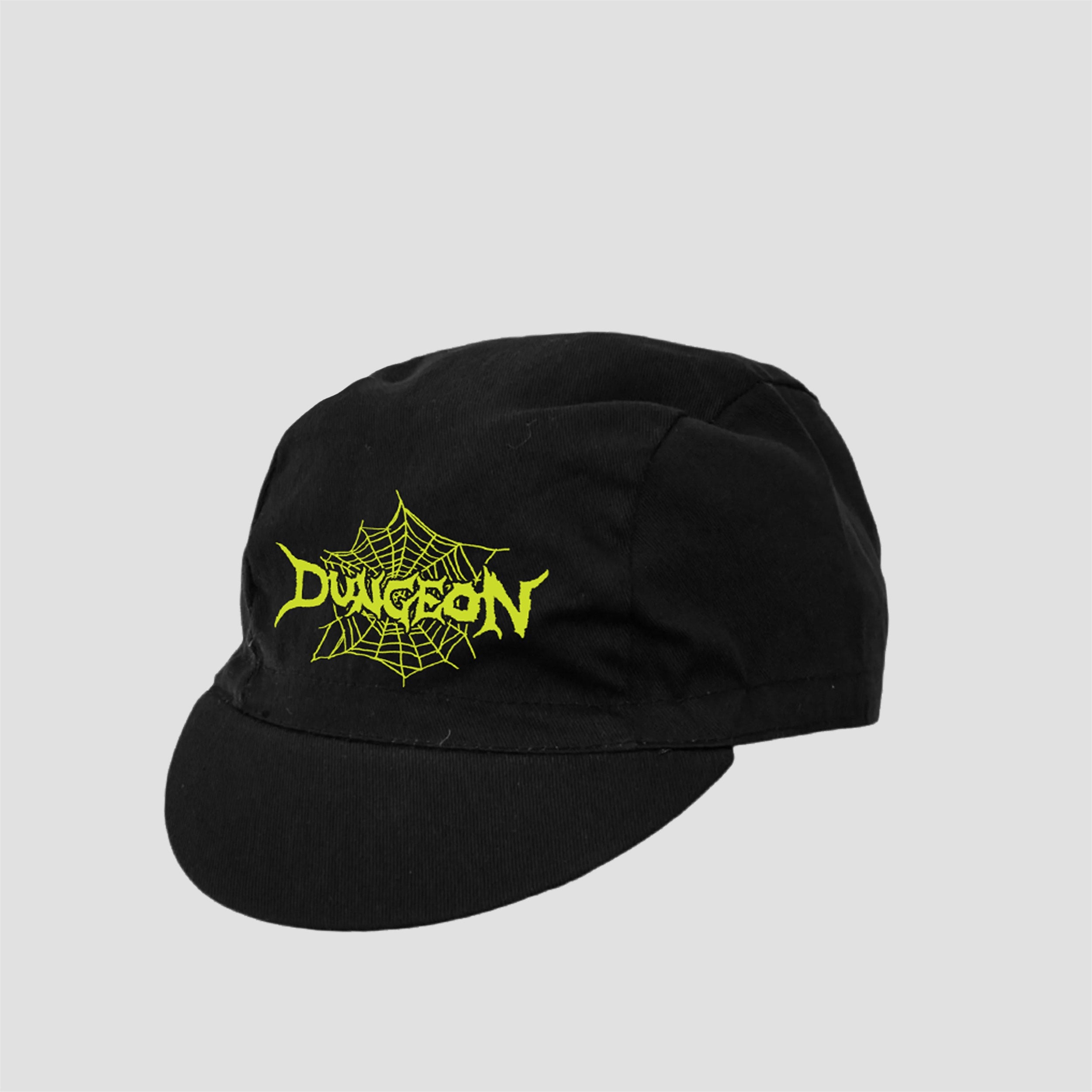 Dungeon Web Logo Cycling Cap Black / Green
