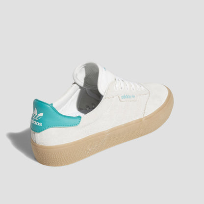 adidas 3MC Skate Shoes Chalk White / Glory Green / Gum