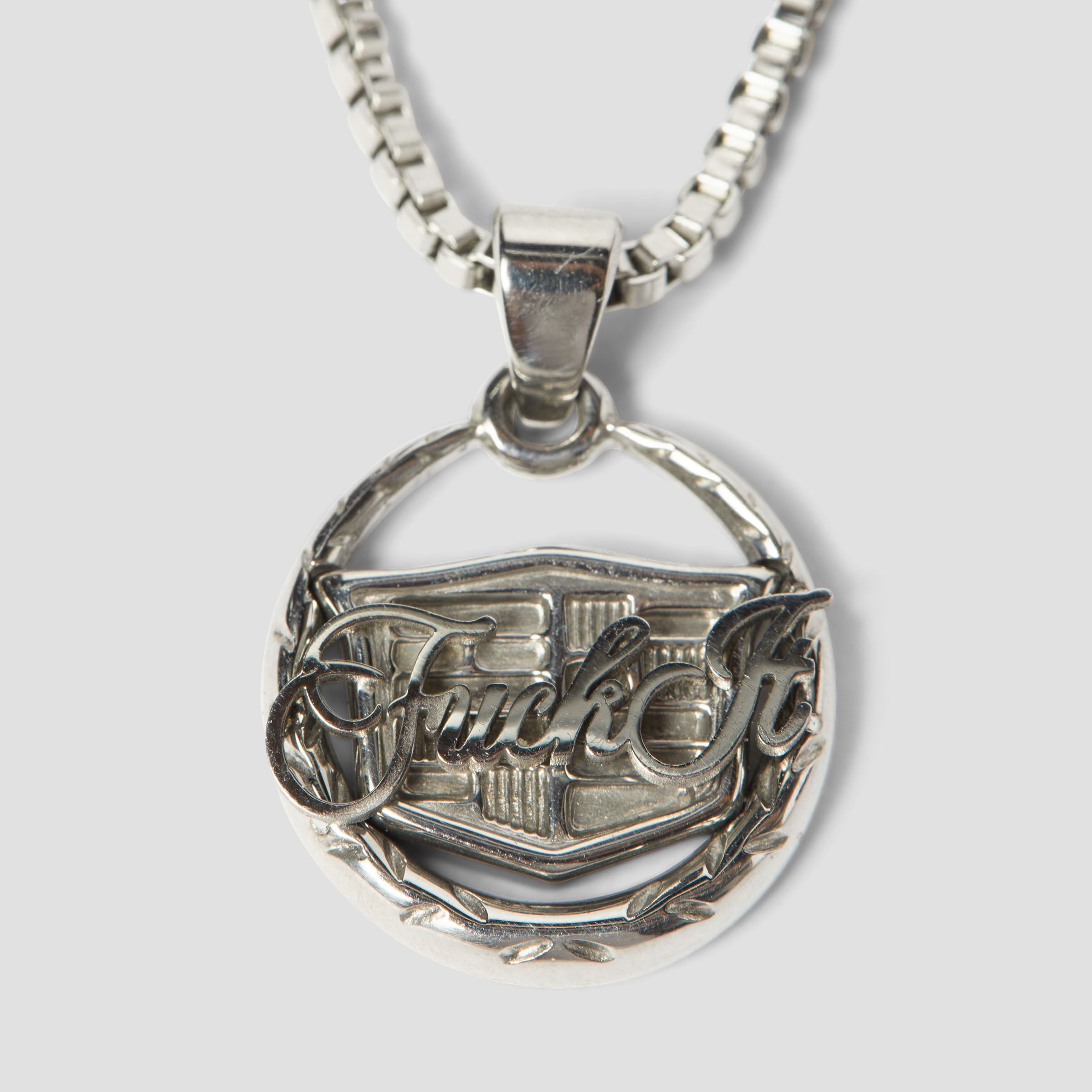 HUF Emblem Pendant Silver