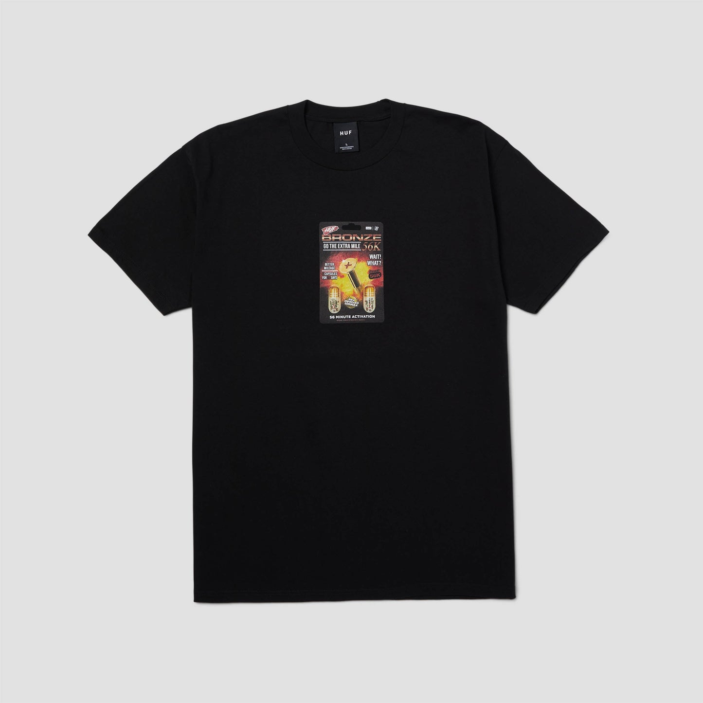 HUF X Bronze Enhanced Shortsleeve T-Shirt Black