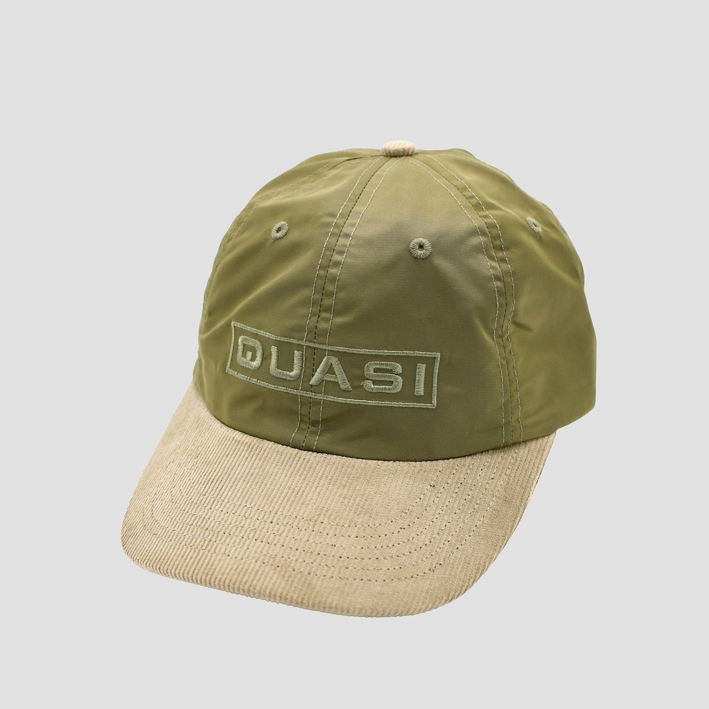 Quasi Eurotext Cap Olive