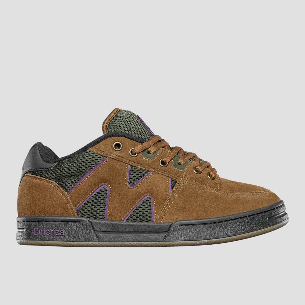 Emerica OG-1 Skate Shoes Brown / Green