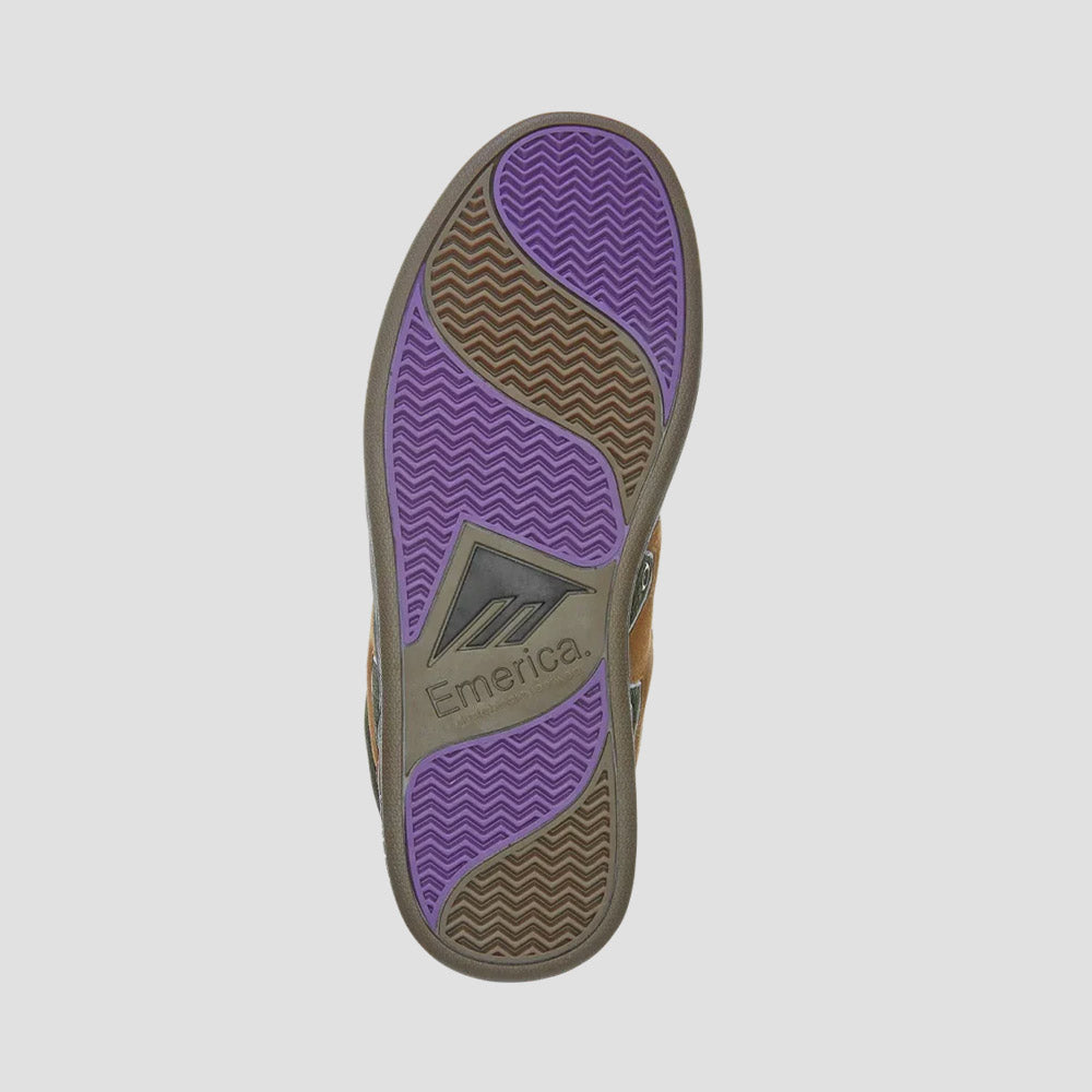 Emerica OG-1 Skate Shoes Brown / Green