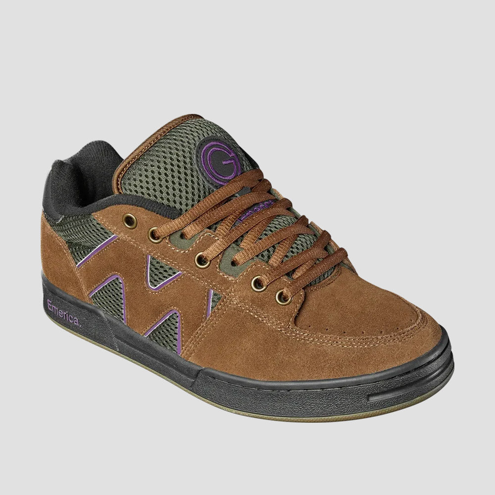Emerica OG-1 Skate Shoes Brown / Green