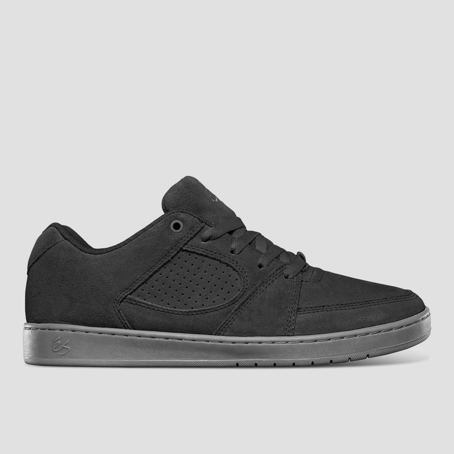 Es Accel Slim Skate Shoes Black / Black / Grey