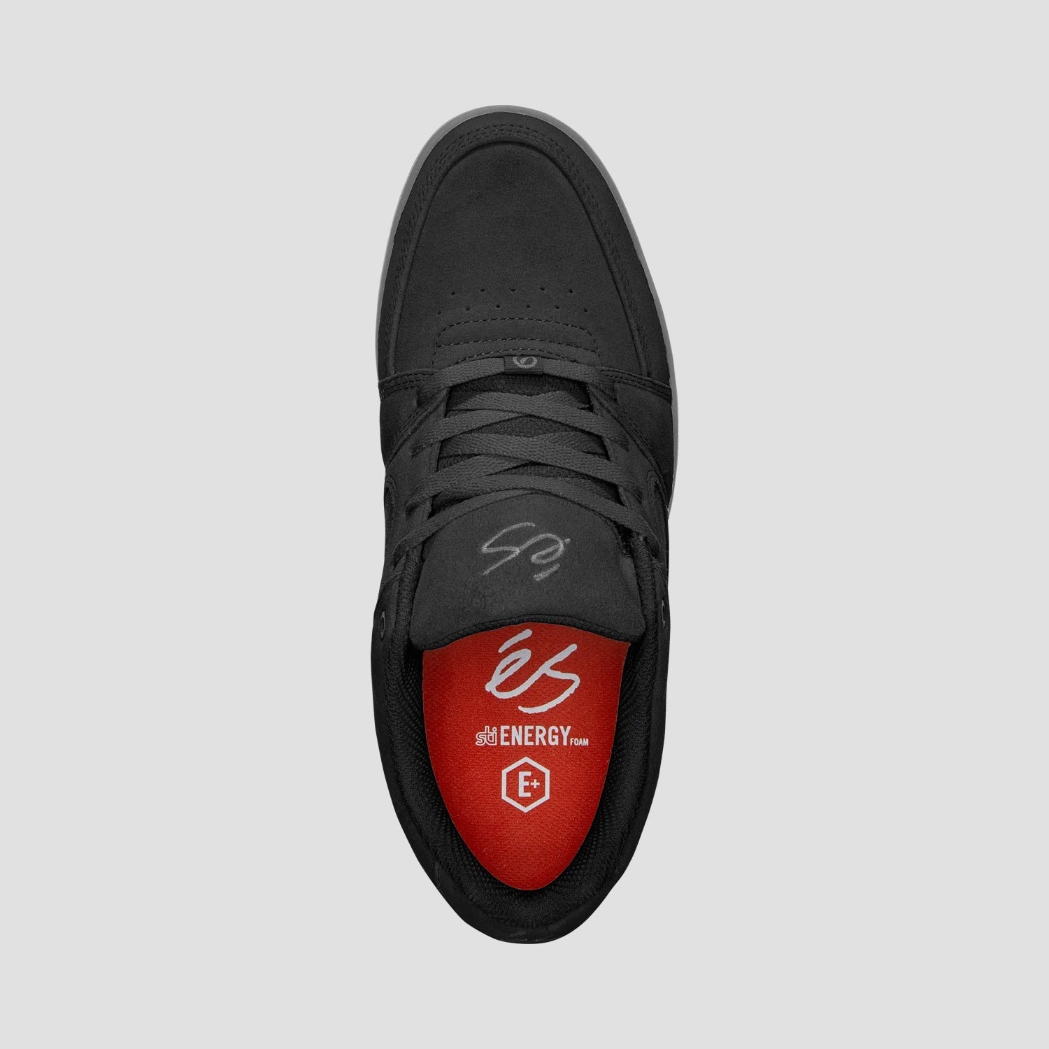 Es Accel Slim Skate Shoes Black / Black / Grey