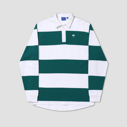 Helas Yard Longsleeve Polo White / Green