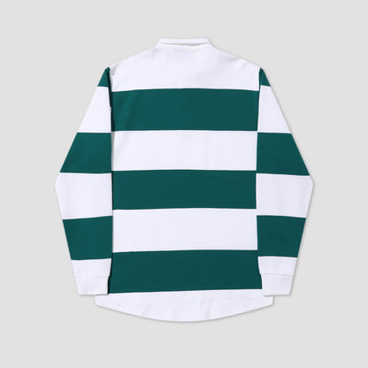 Helas Yard Longsleeve Polo White / Green