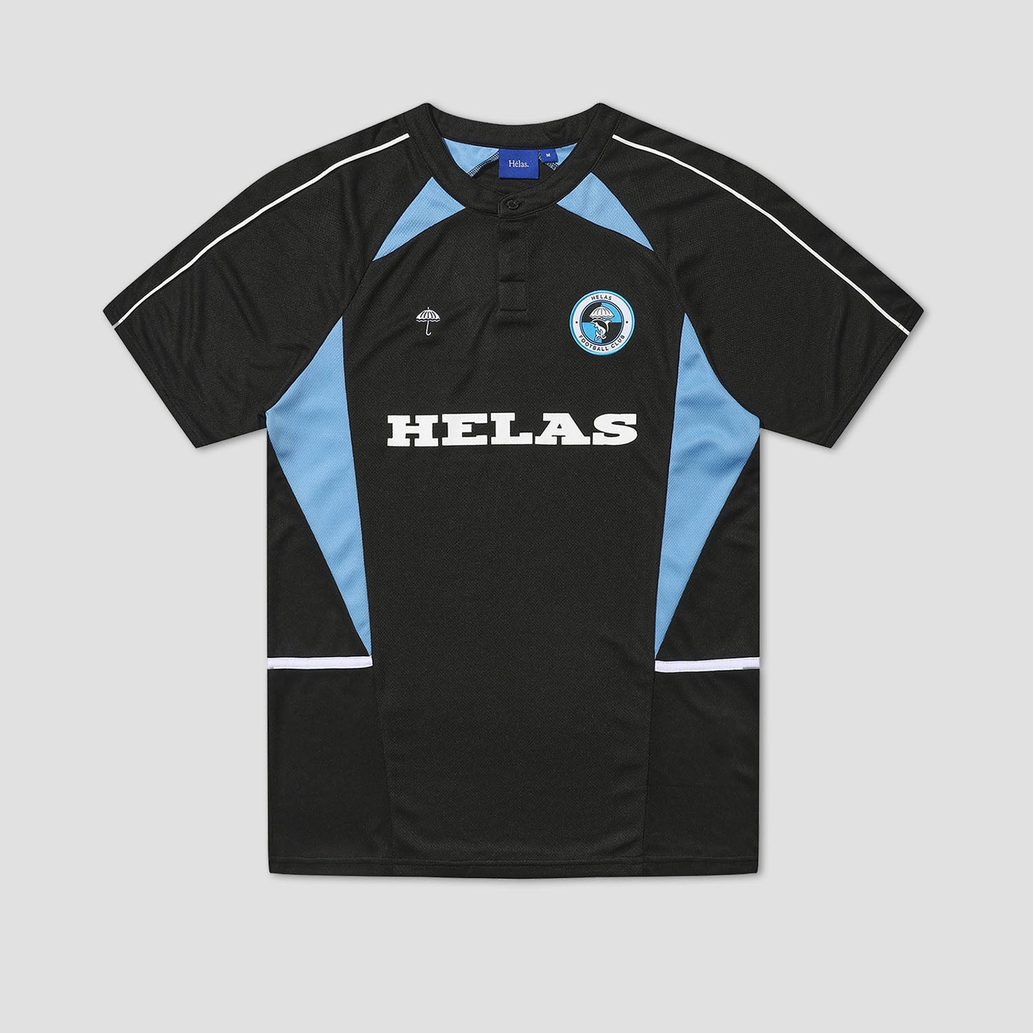 Helas Dolphin Football Polo Black / Blue