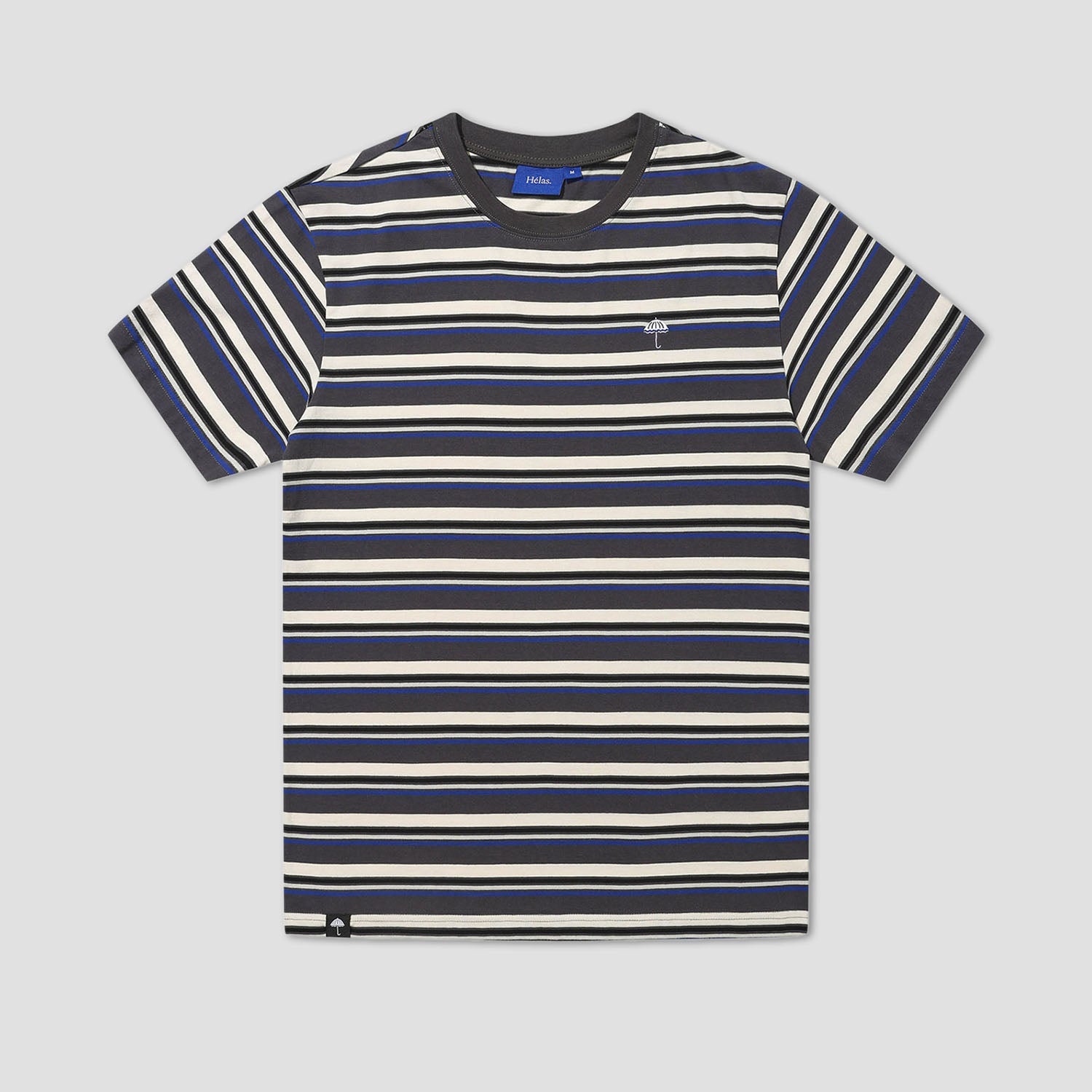 Helas Rayo Striped T-Shirt Grey