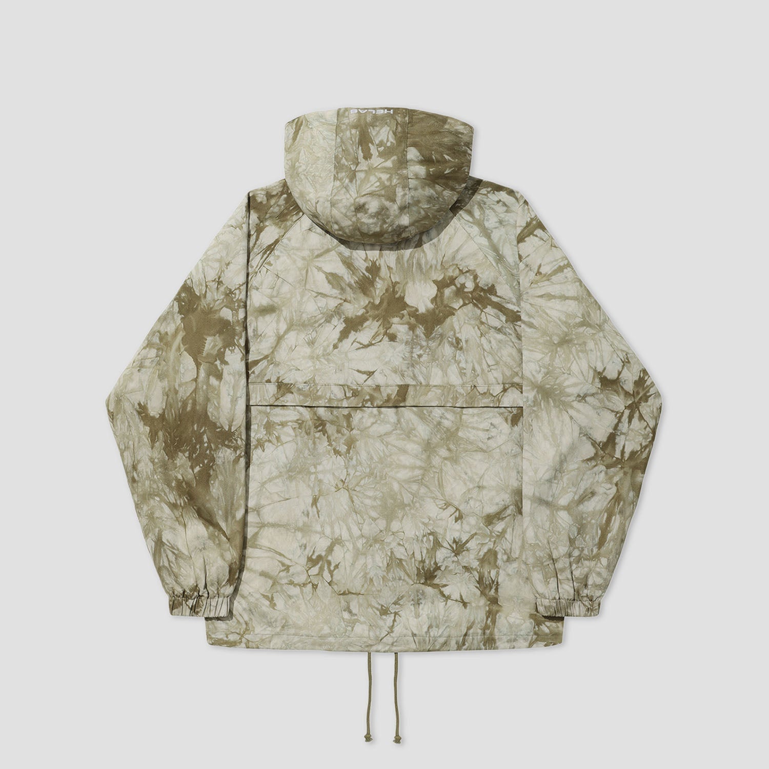 Helas Tie Camo Quarter Zip Jacket Tie Dye Beige