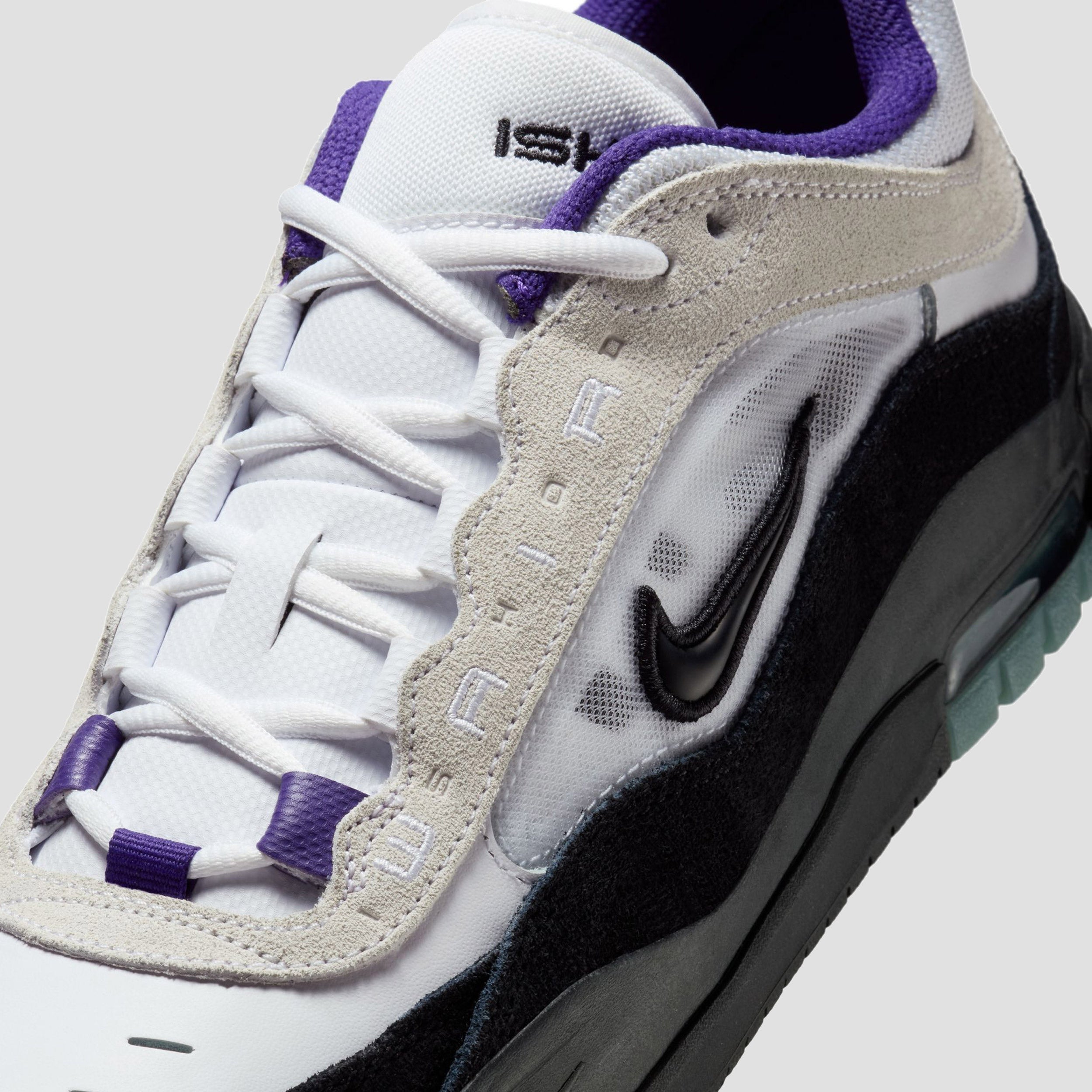 Nike SB Air Max Ishod Skate Shoes White / Black / Court Purple / Black