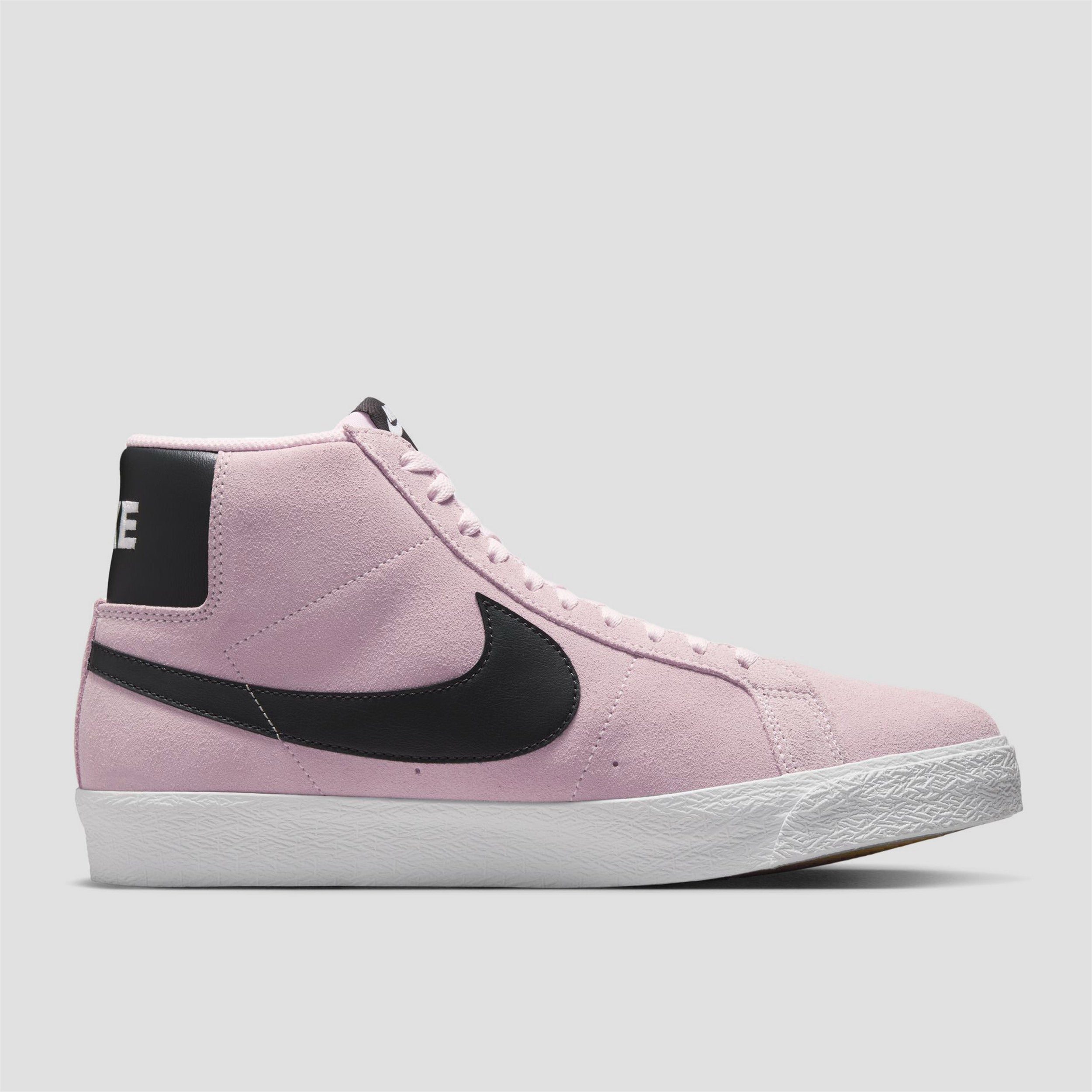 Nike SB Zoom Blazer Mid Skate Shoes Pink Foam / Anthracite / White / Gum / Yellow
