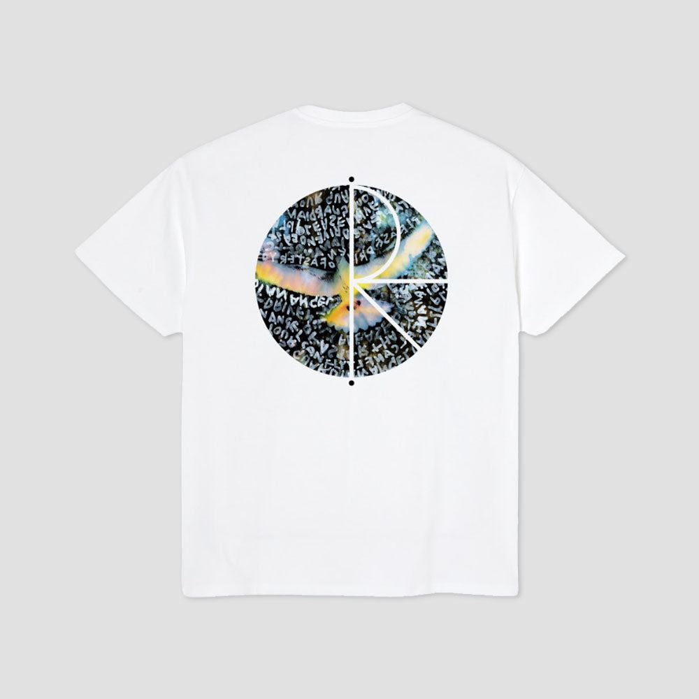Polar Fill Logo Searching For Peace T-Shirt White