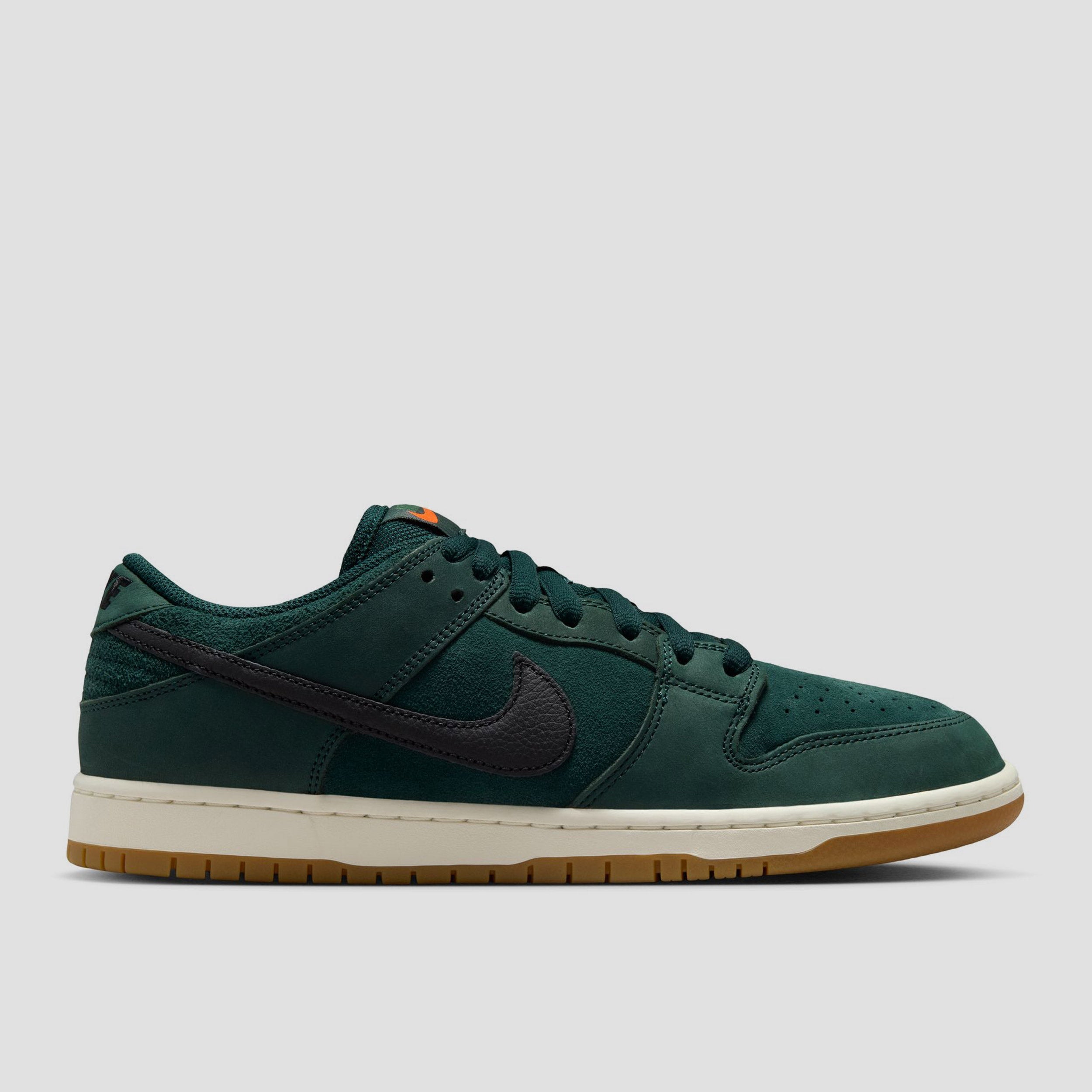 Nike SB Dunk Low Pro Skate Shoes Deep Fir / Black Fir Sail