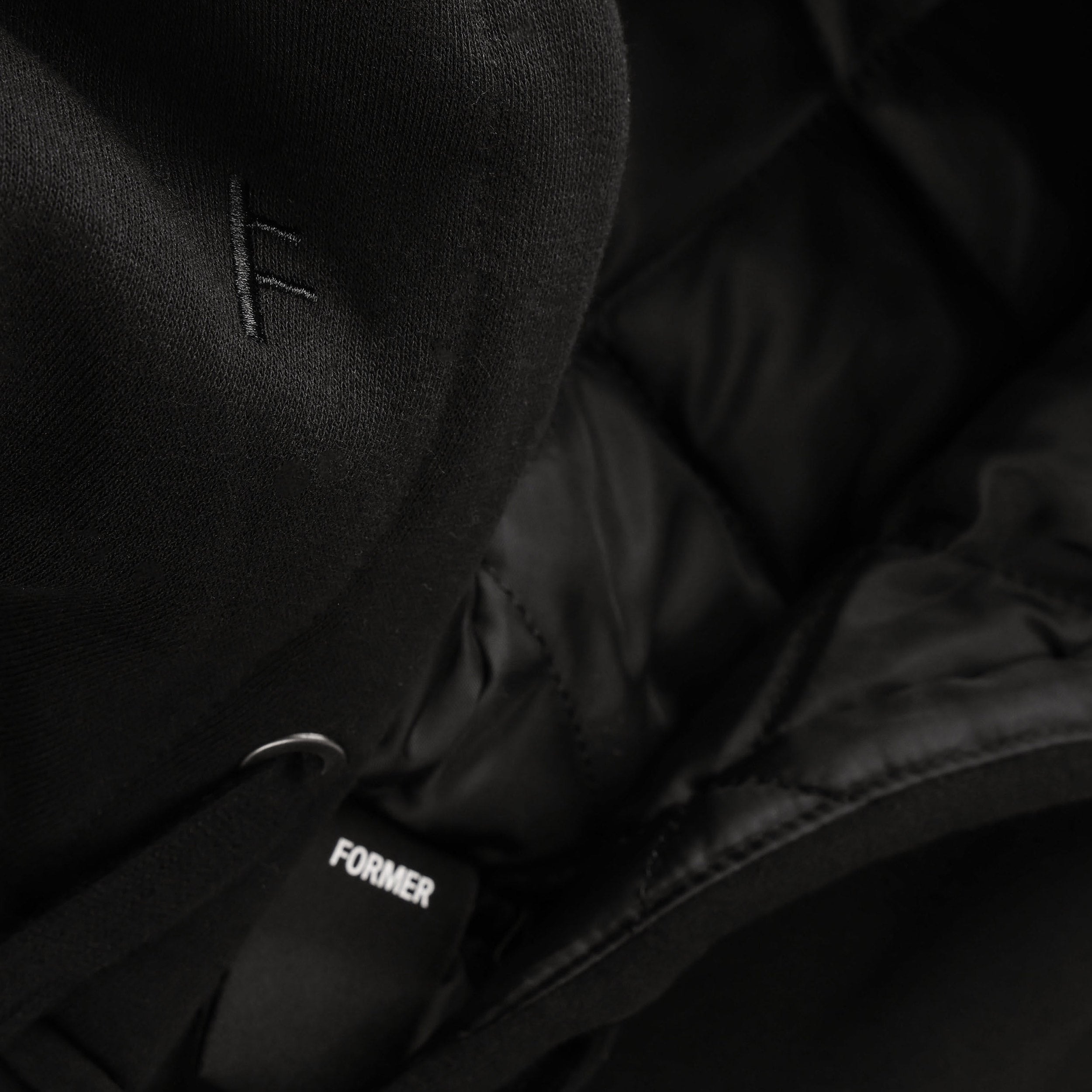 Former Global Mind Lined Zip Hood Black