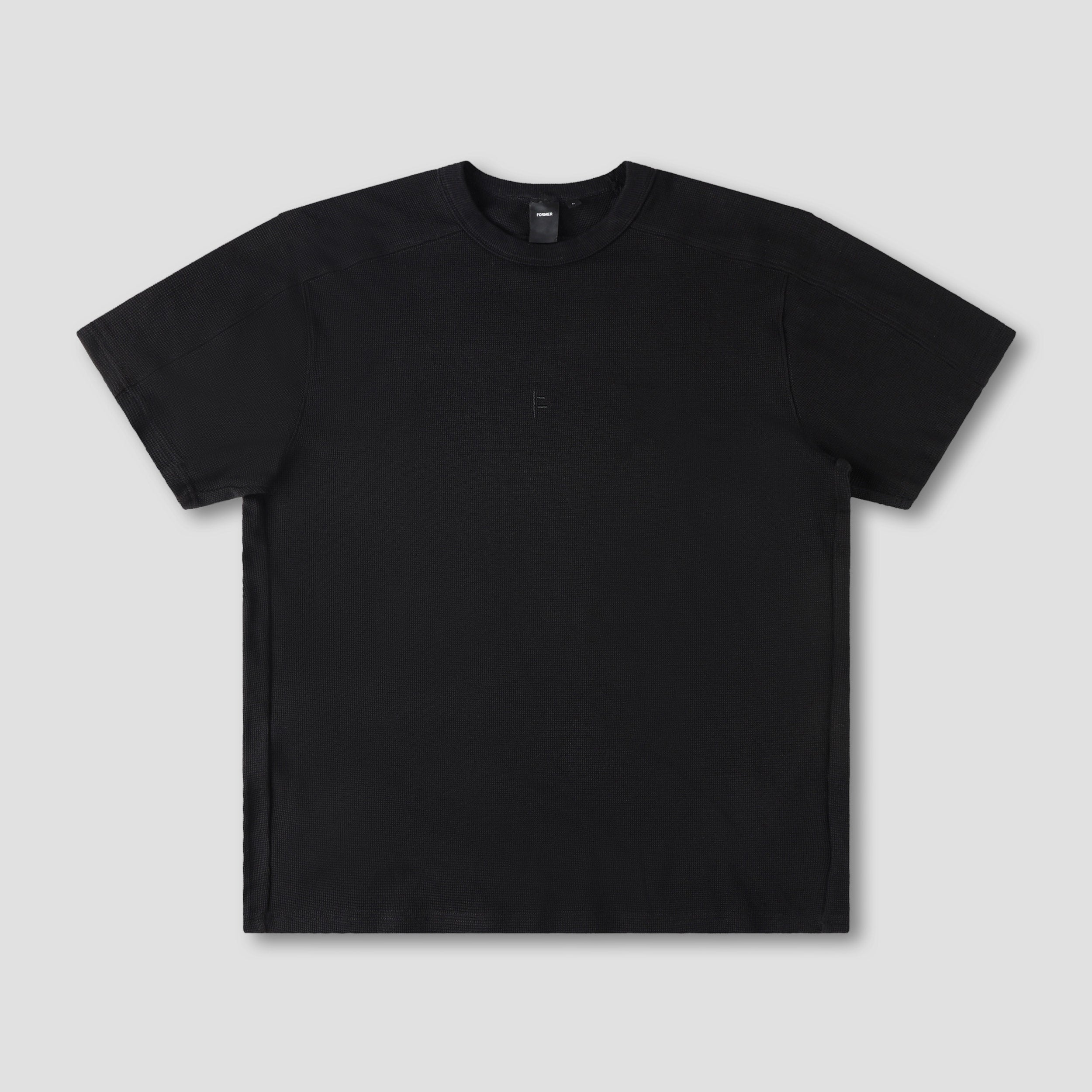 Former Franchise Waffle Shortsleeve T-Shirt Black