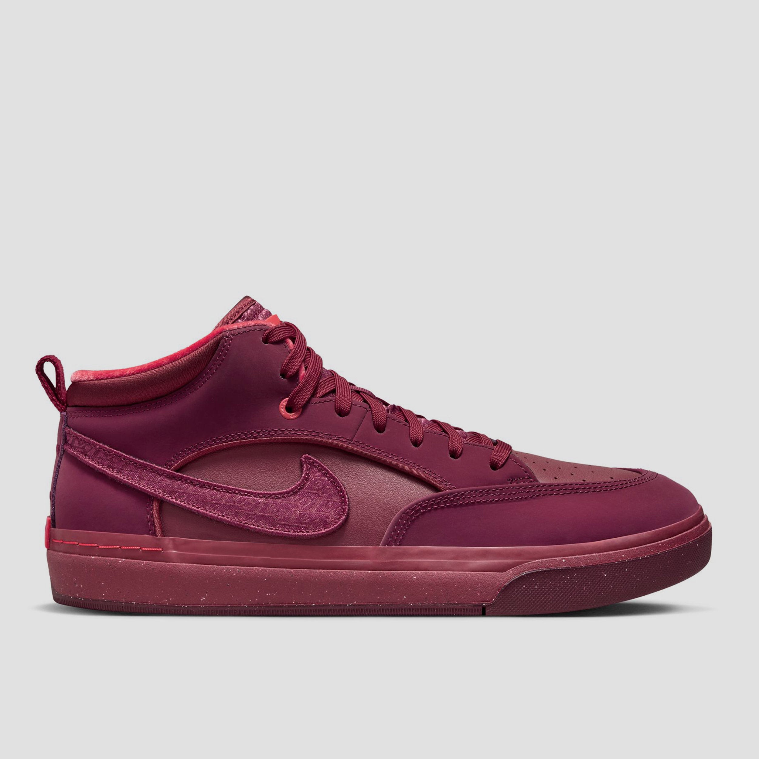 dark burgundy nike shoes