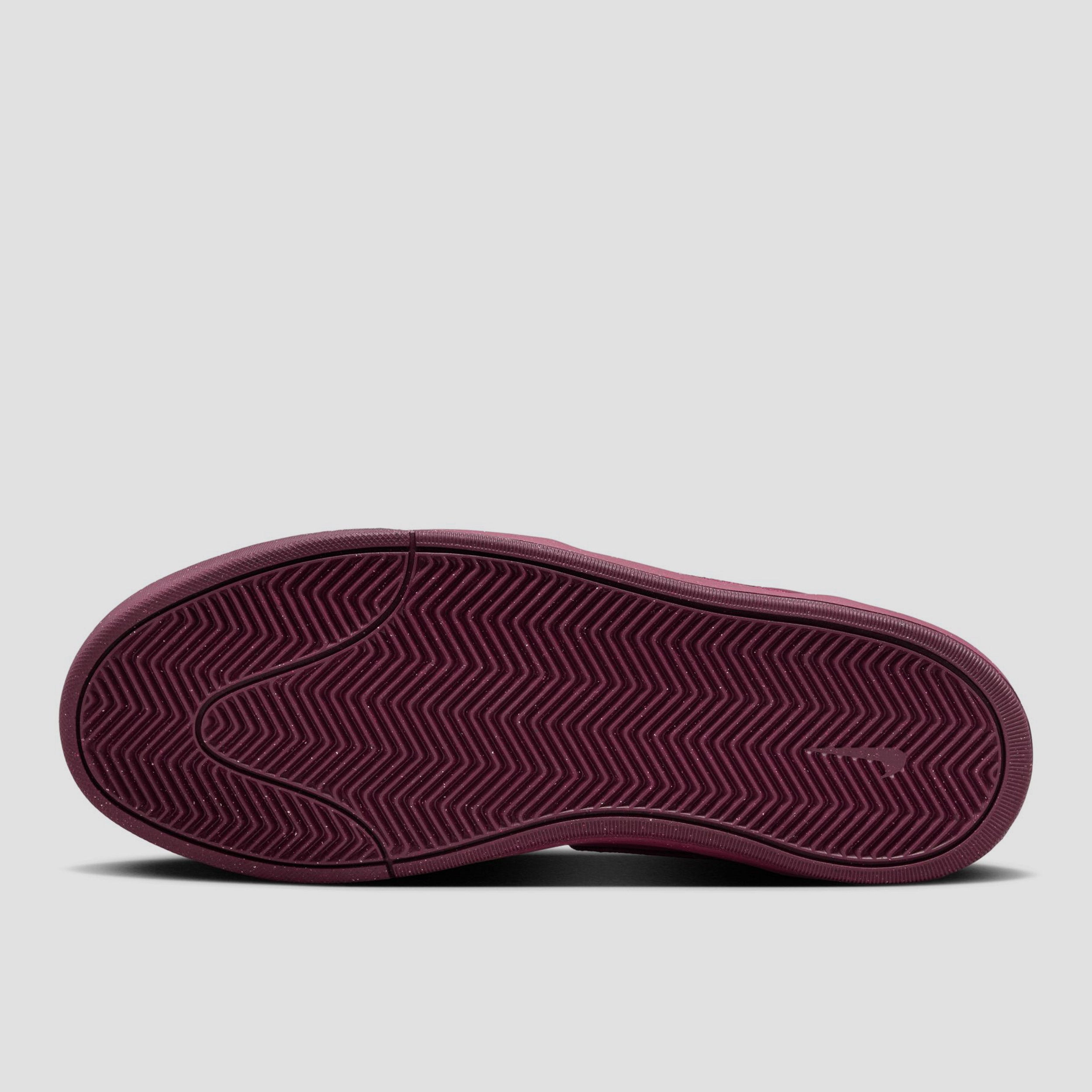 Nike SB React Leo PRM Skate Shoes Dark Beetroot / Dark Beetroot - Team Red