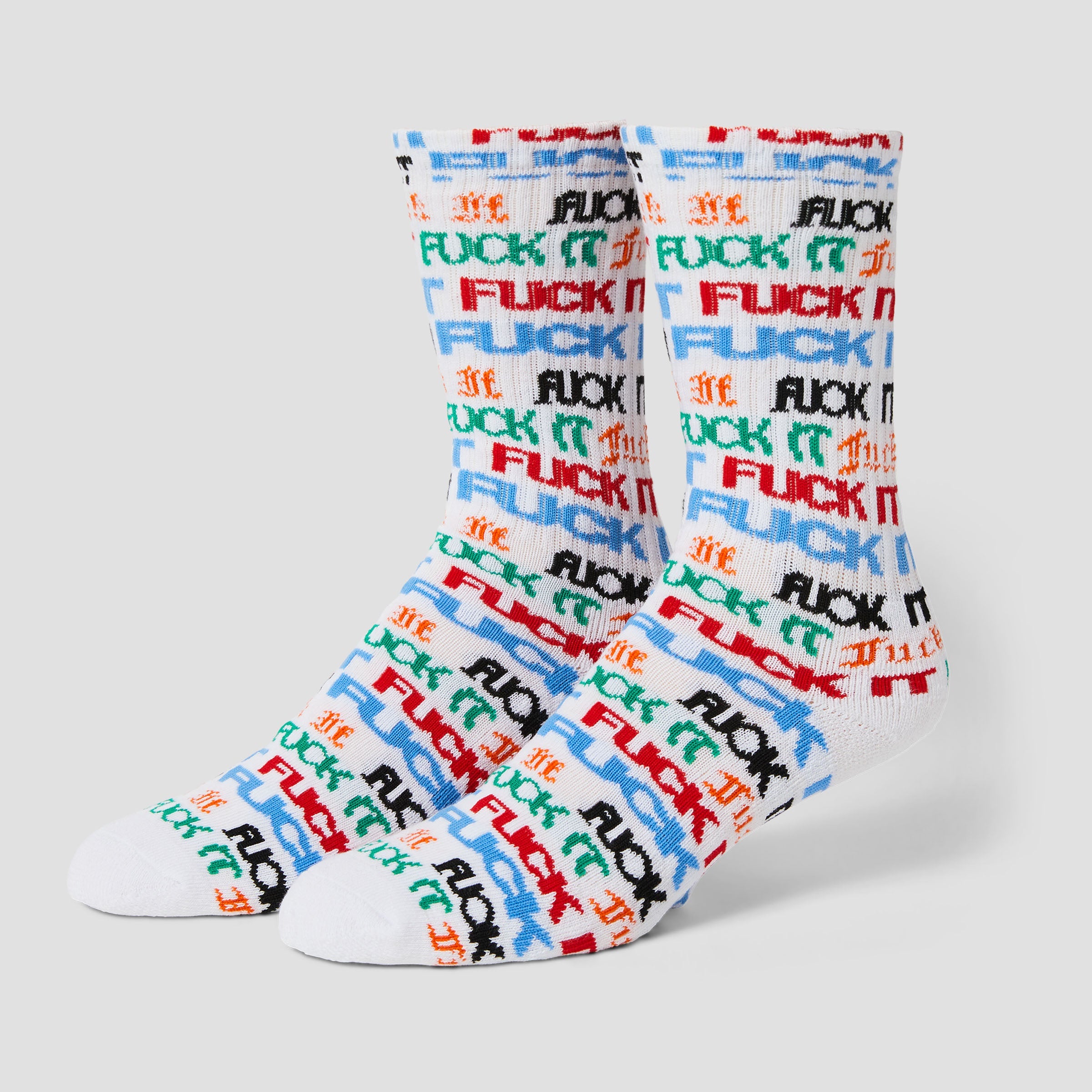 HUF Fuck It Flyer Sock White