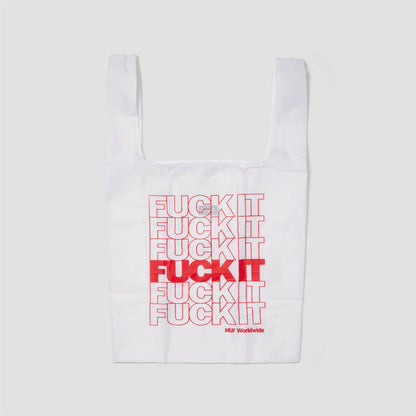 HUF Fuck It Packable Bodega Bag White