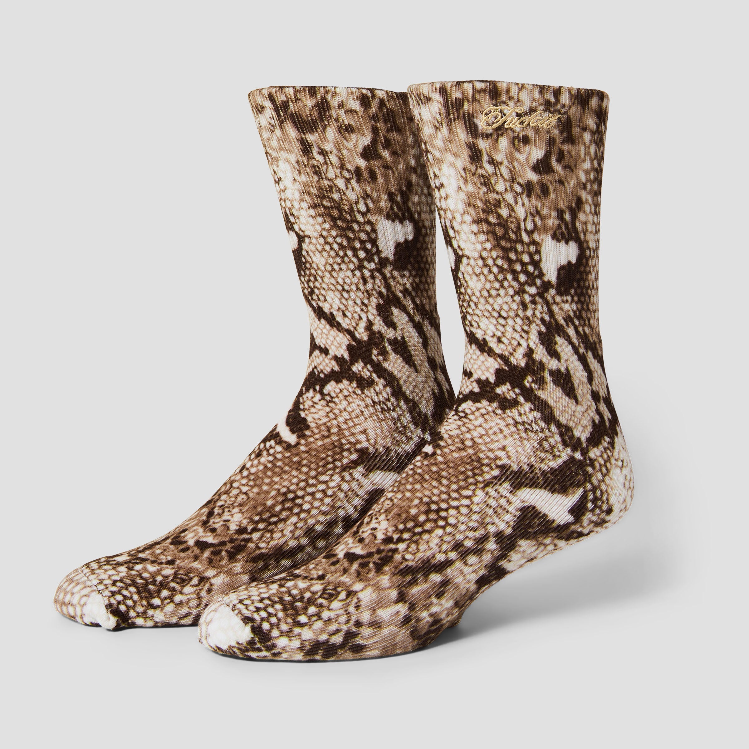 HUF Fuck It Snakeskin Sock Tan