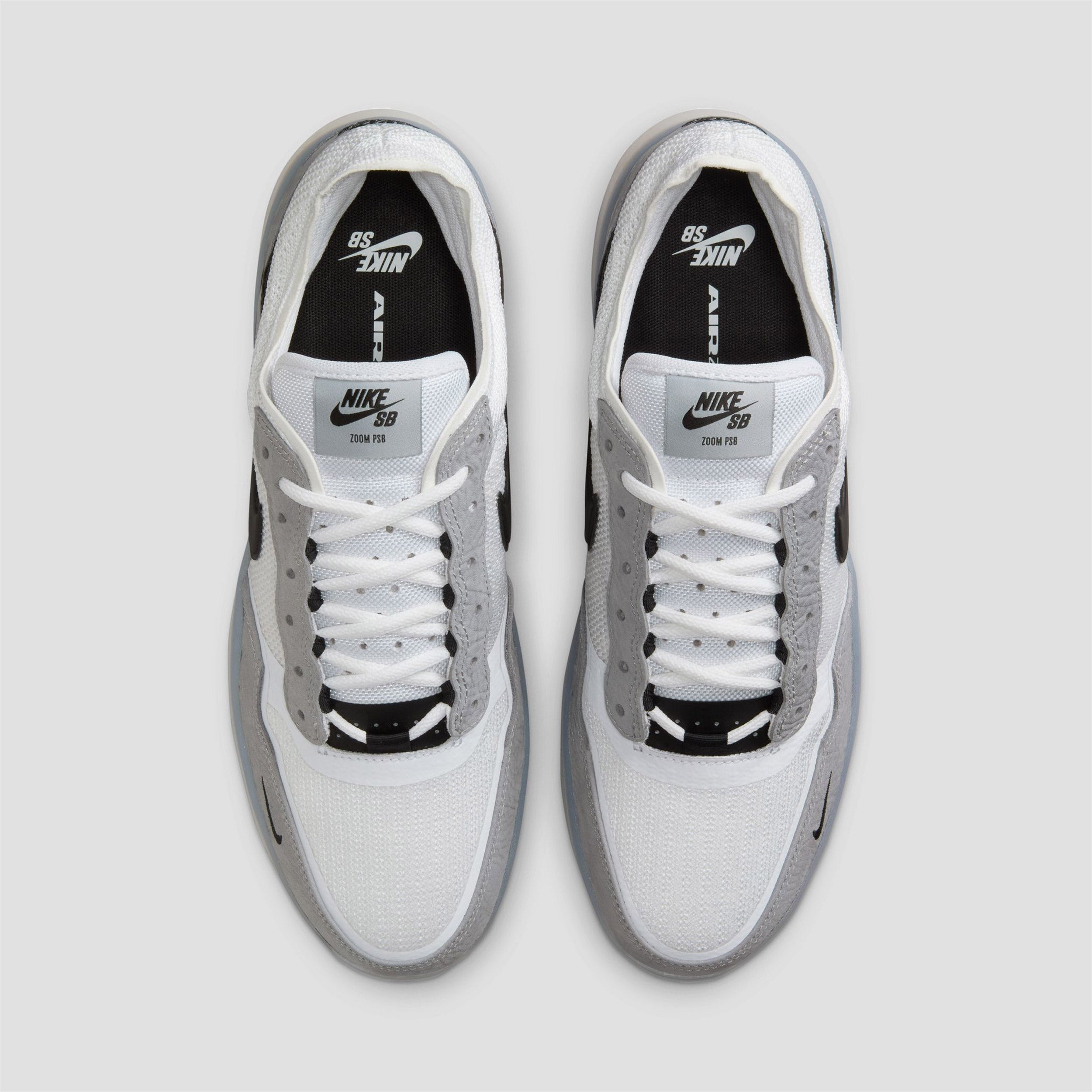 Nike SB PS8 Skate Shoes Wolf Grey / Black Wolf / Grey / White