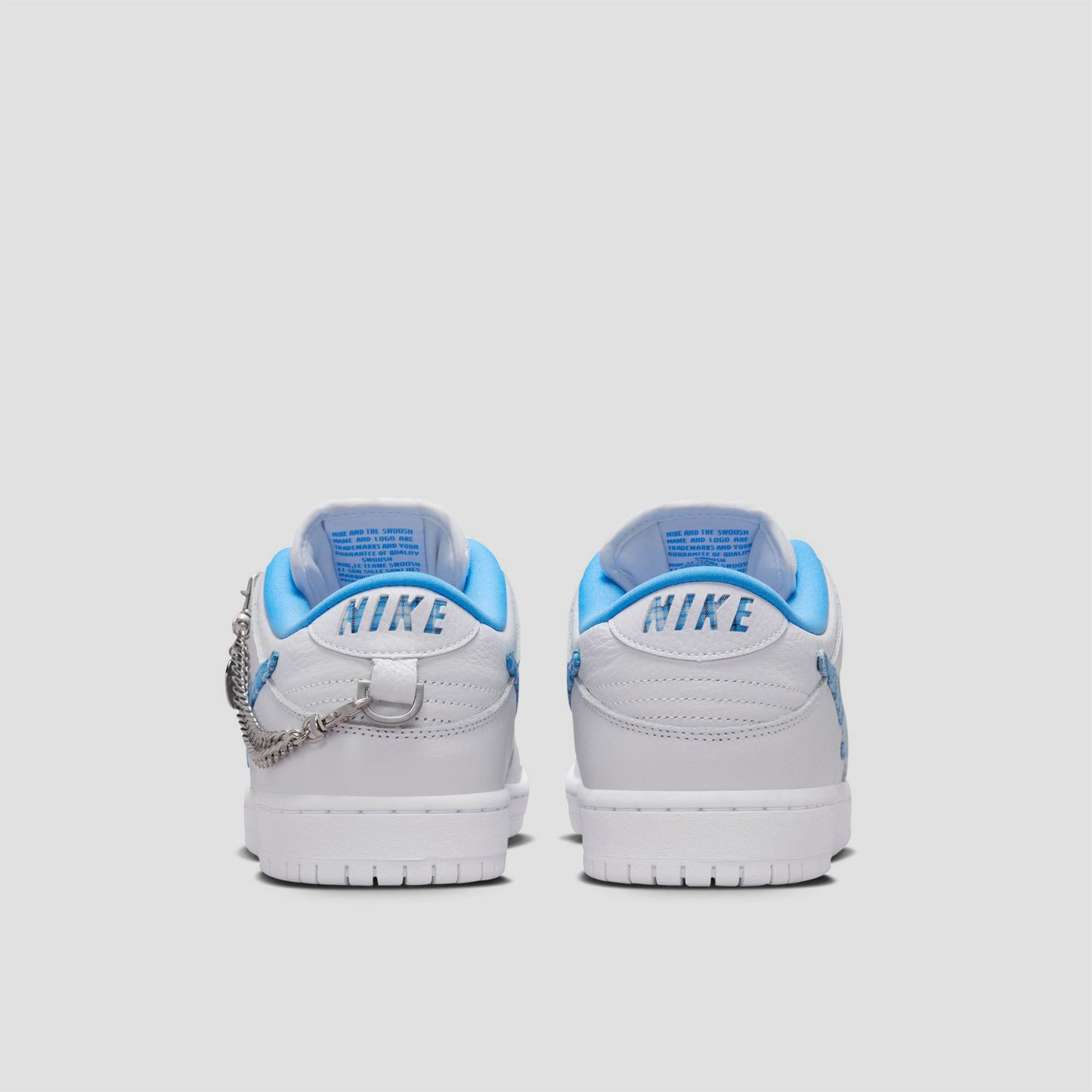 Nike SB X Nicole Hause Dunk Low Pro Skate Shoes White / University Blue