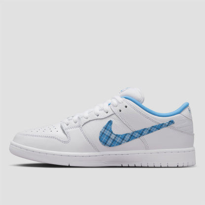 Nike SB X Nicole Hause Dunk Low Pro Skate Shoes White / University Blue