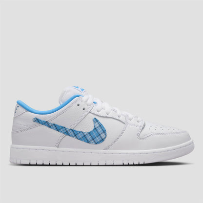 Nike SB X Nicole Hause Dunk Low Pro Skate Shoes White / University Blue