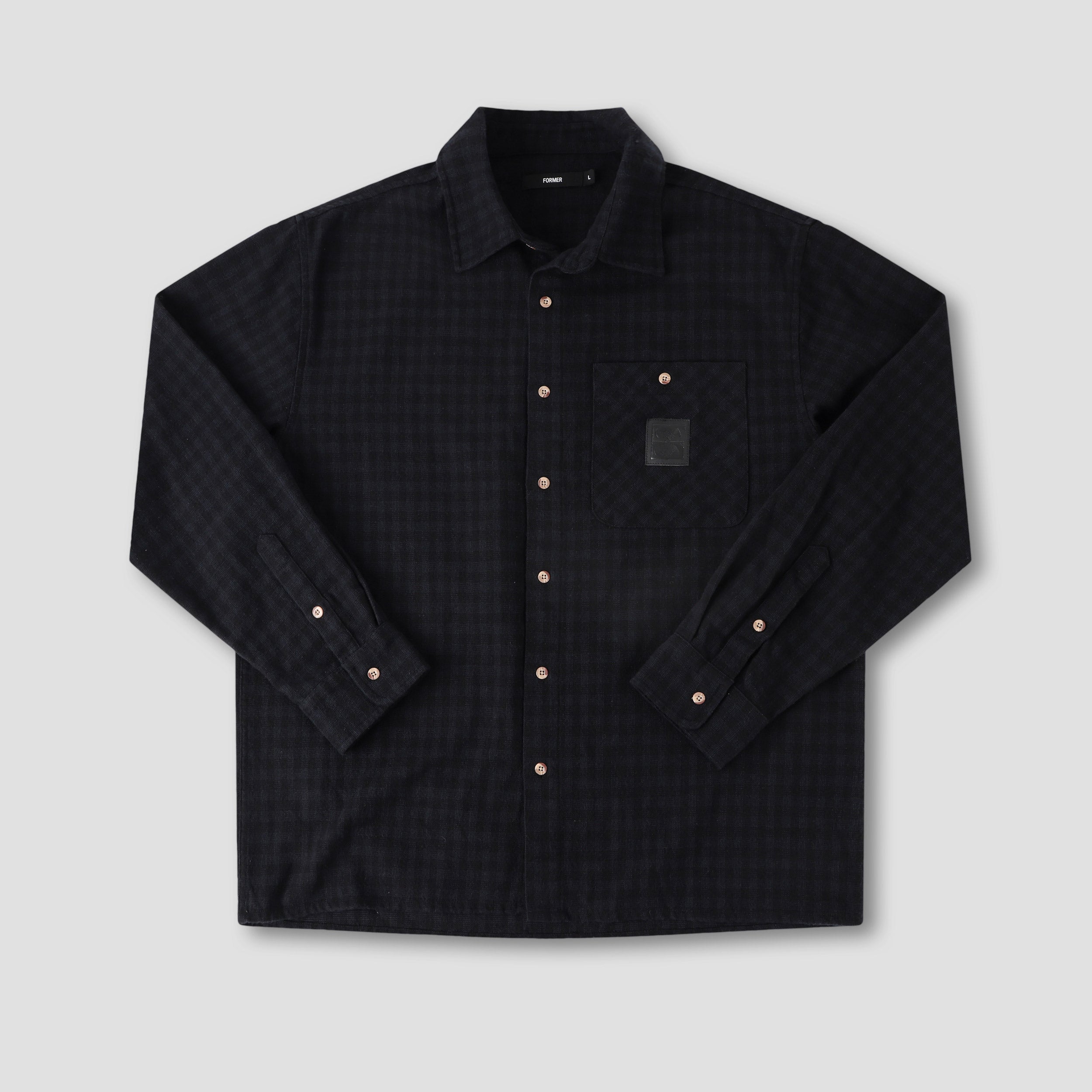 Former Crux Flannel Longsleeve Shirt Black