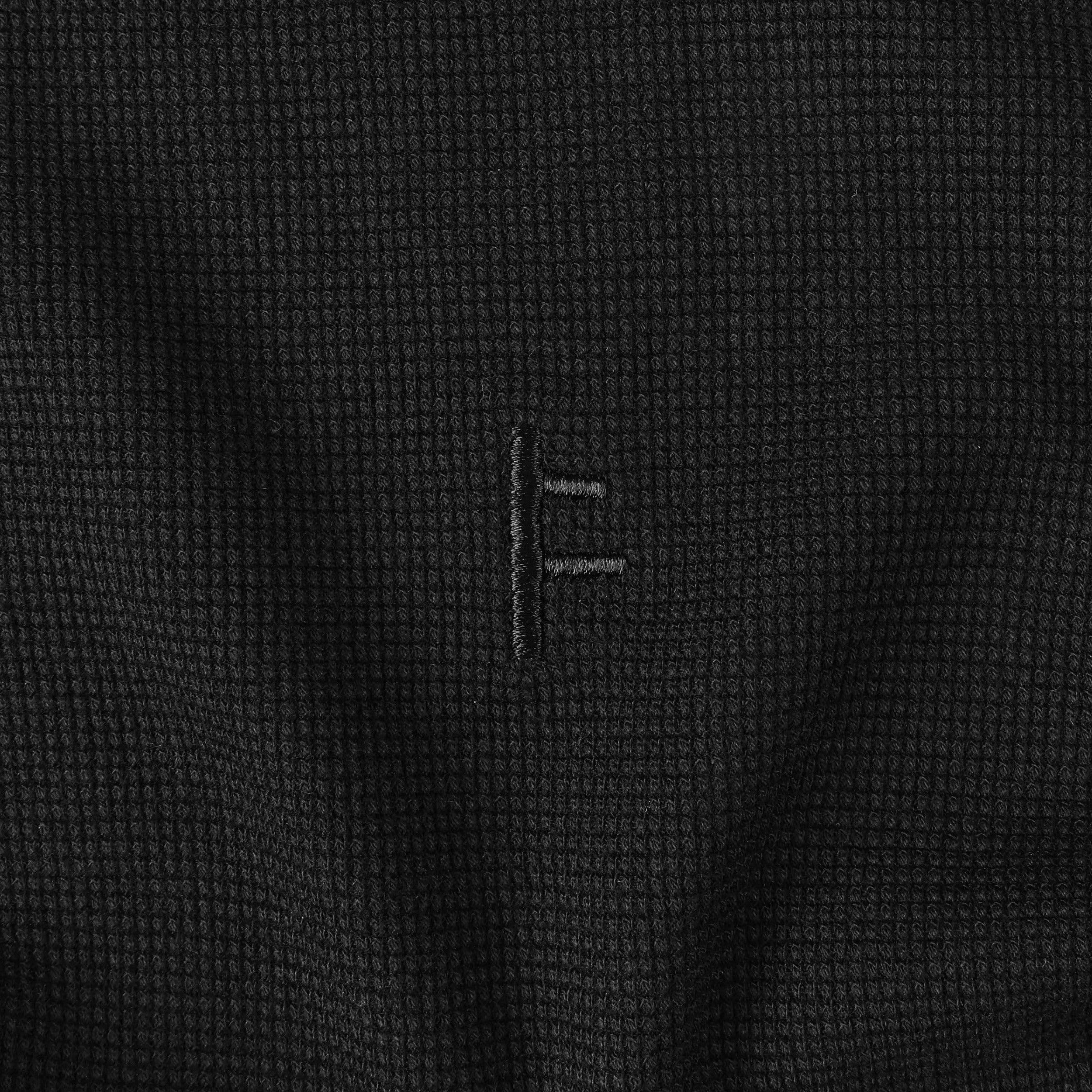 Former Franchise Waffle Longsleeve T-Shirt Black